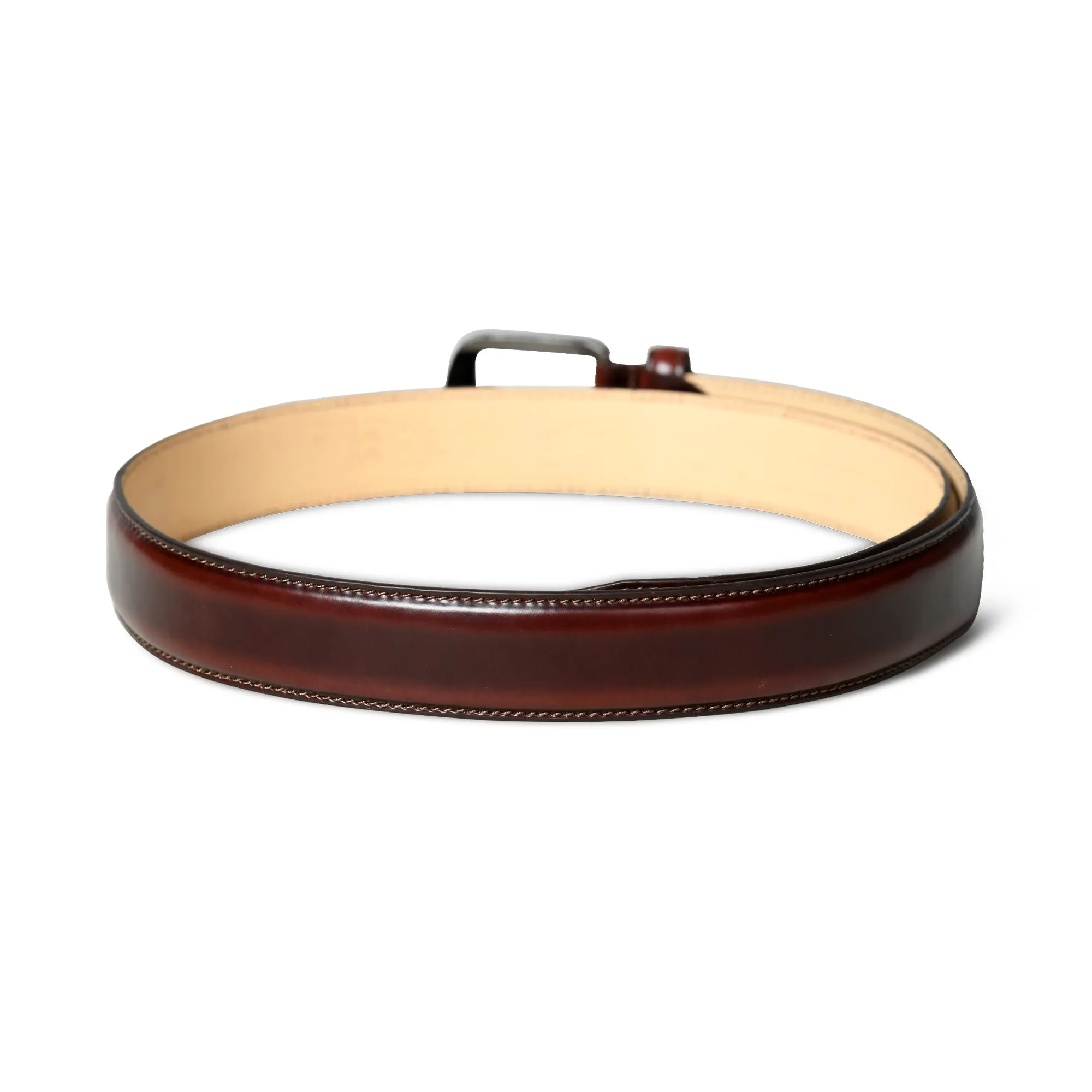 Eclipse Brown Leather Belt sold by Classy Leather Bags product image thumbnail 5