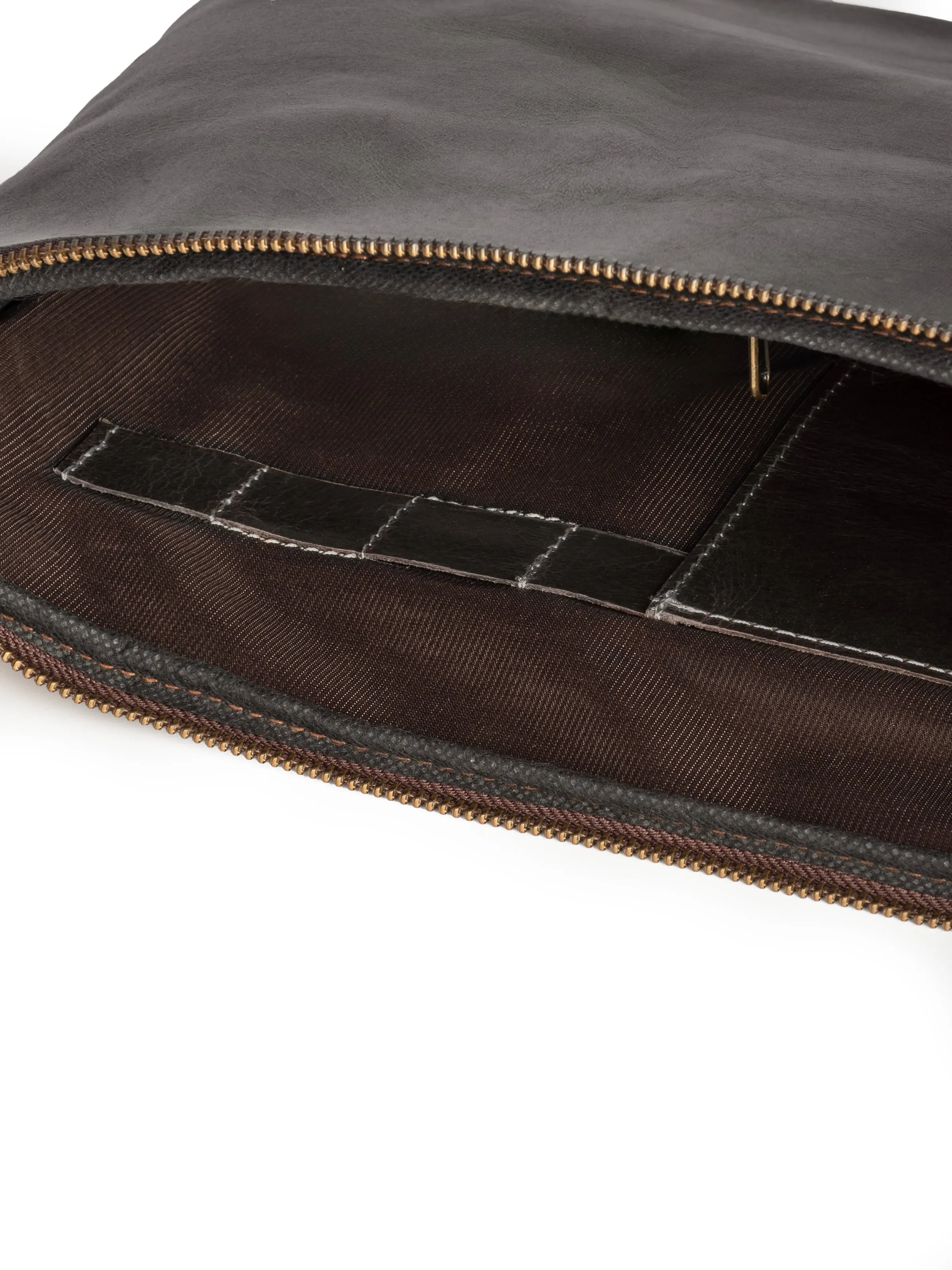 Brown Laptop Sleeve sold by Classy Leather Bags product image thumbnail 5