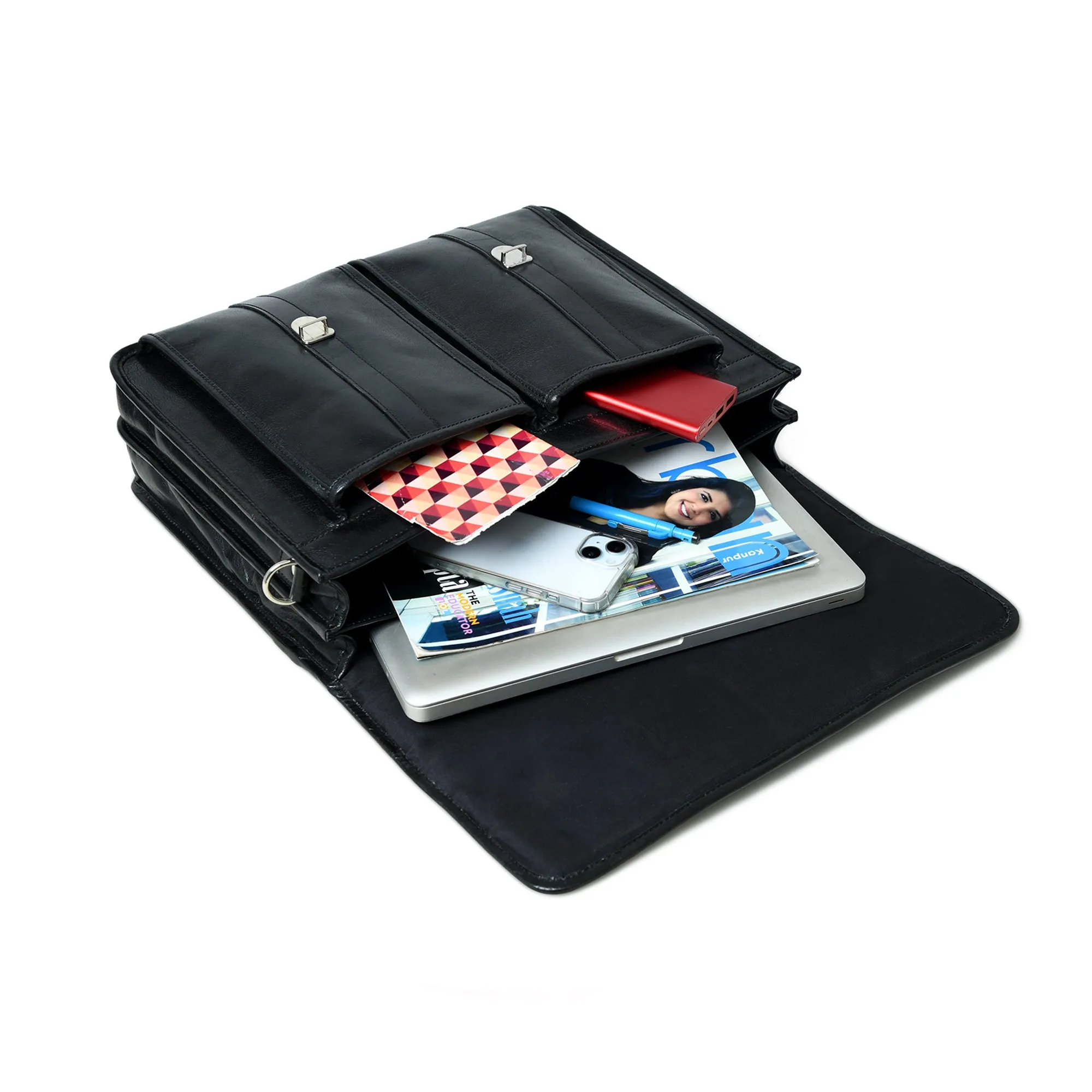 The Architect Black Executive sold by Classy Leather Bags product image thumbnail 5