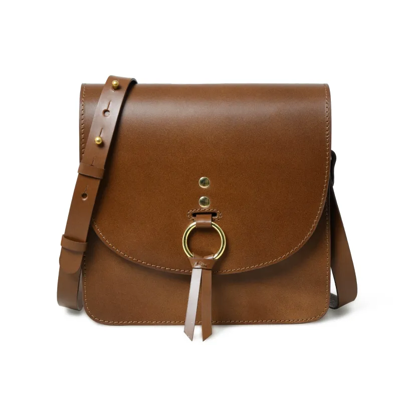 Brown Elegance Crossbody Sling Bag sold by Classy Leather Bags