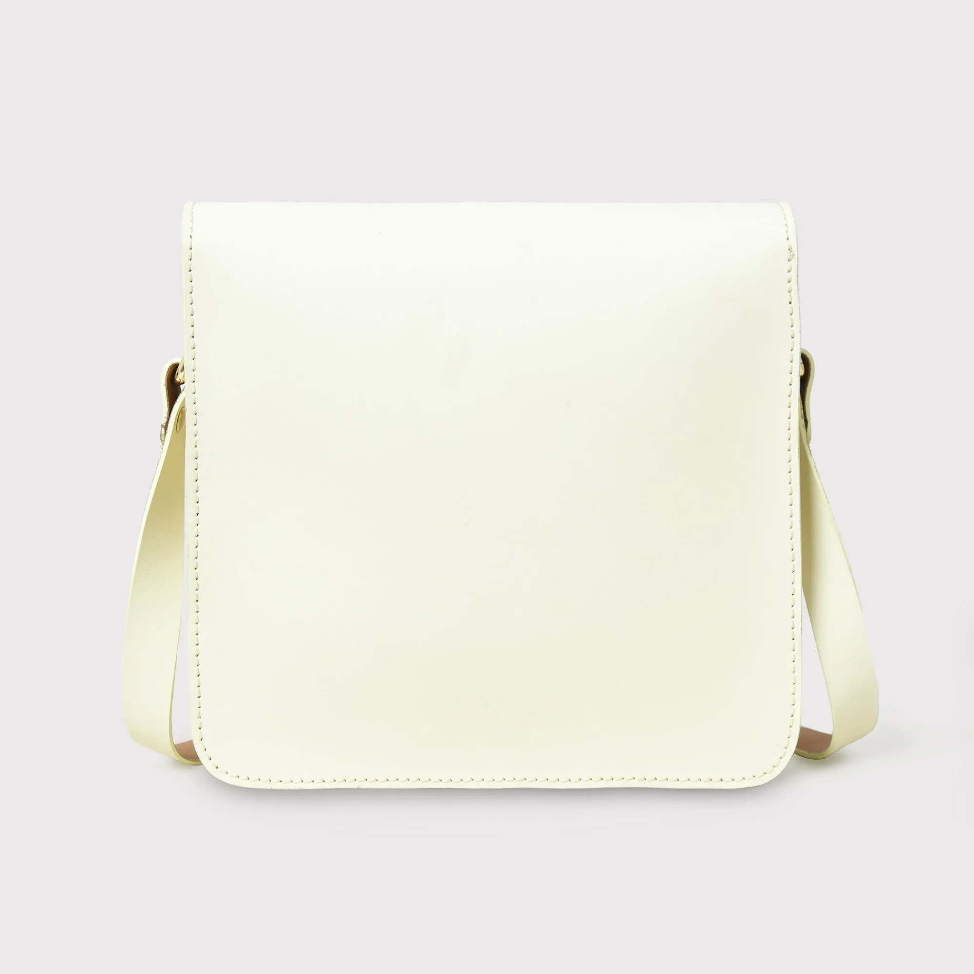 White Elegance Crossbody Sling Bag sold by Classy Leather Bags product image thumbnail 4