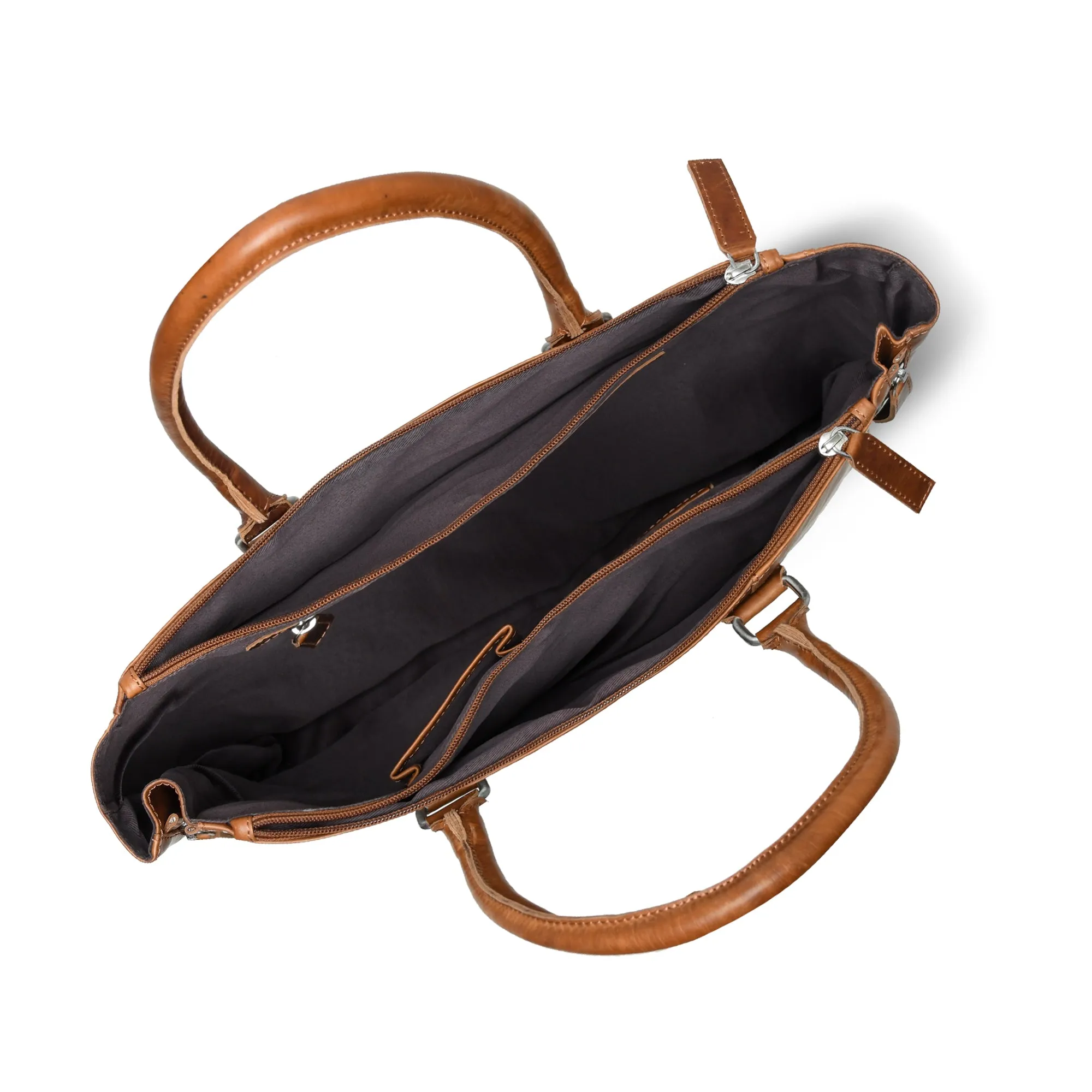 Classy Business Hour Tote sold by Classy Leather Bags product image thumbnail 3