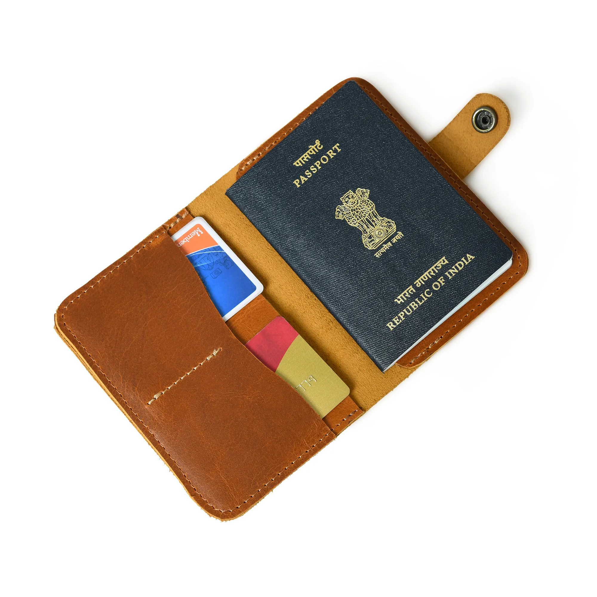 ChicVoyage Passport Sleeve - Tan Brown sold by Classy Leather Bags product image thumbnail 5