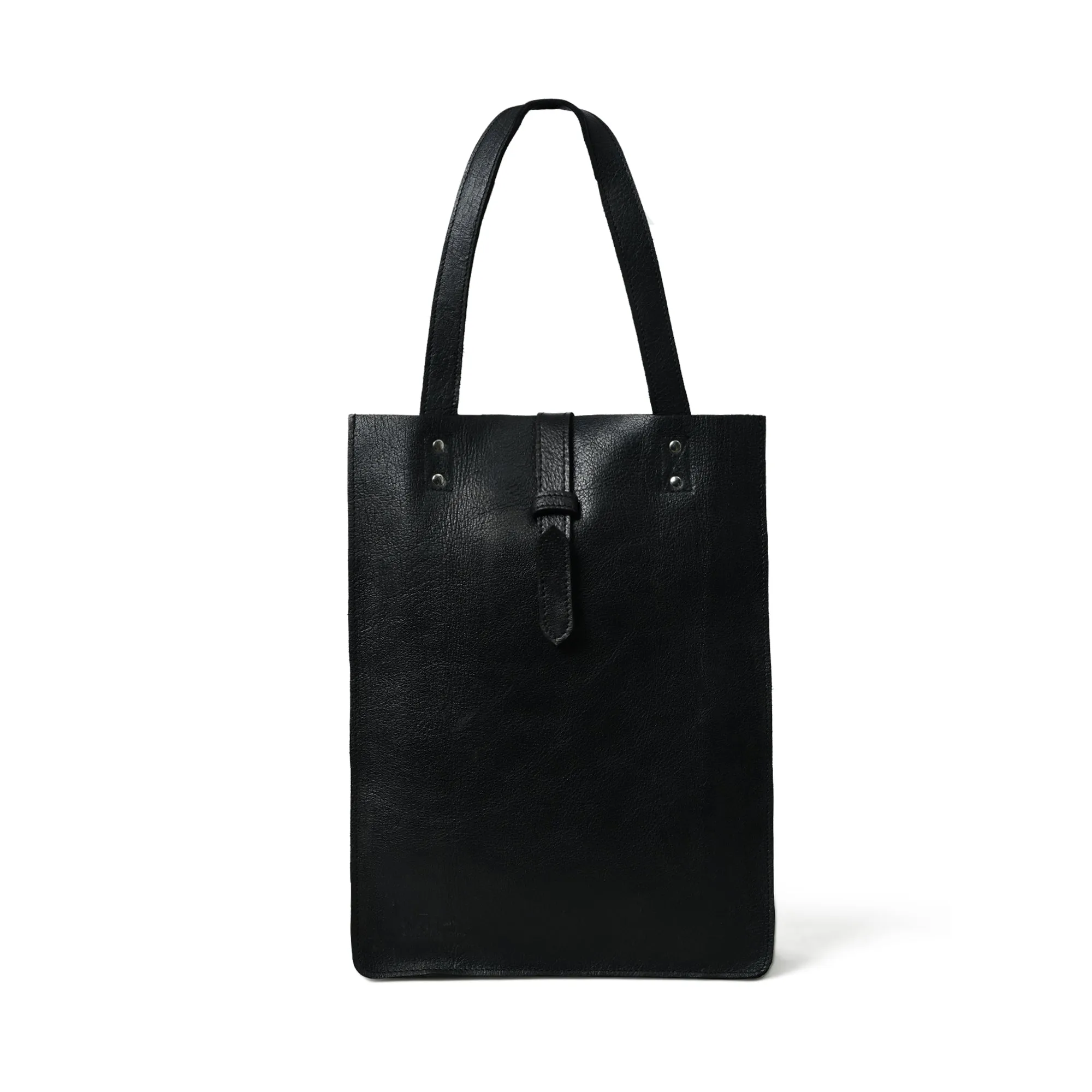 Ebony Elegance Leather Tote sold by Classy Leather Bags product image thumbnail 5