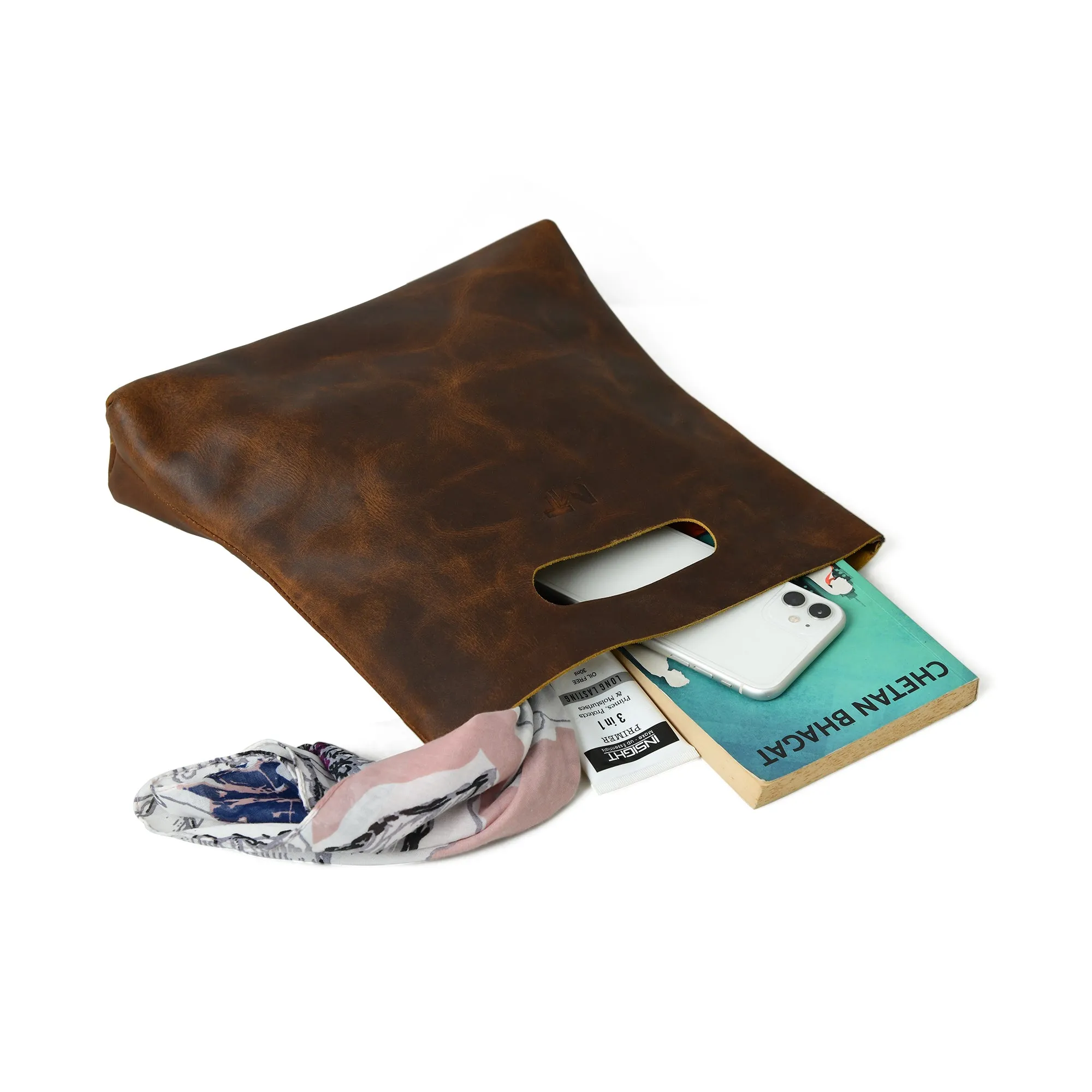 Timeless Elegance Women's Leather Handbag sold by Classy Leather Bags product image thumbnail 5