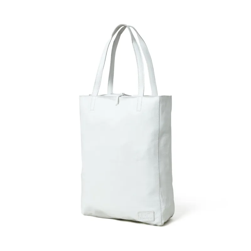 White Leather Shoulder Tote Bag sold by Classy Leather Bags