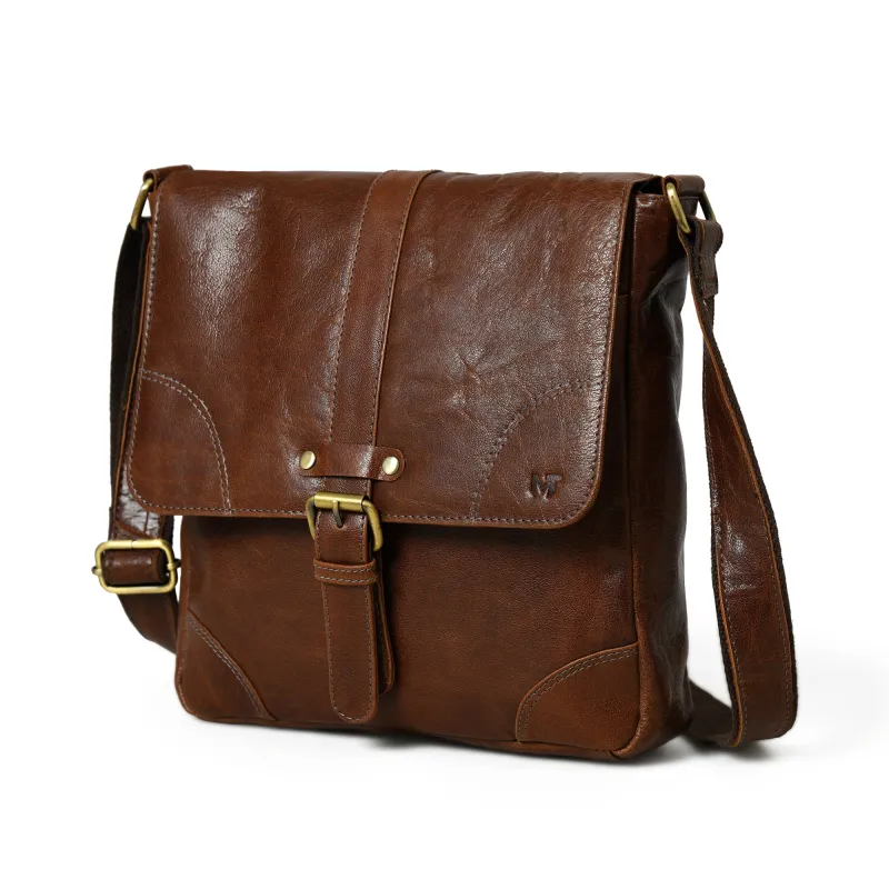 Everyday Leather Unisex Sling Bag sold by Classy Leather Bags