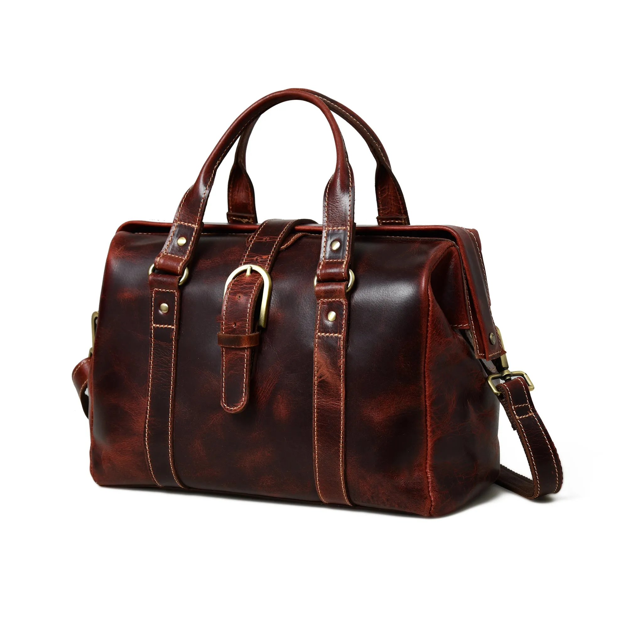 Wineberry Chic Handbag sold by Classy Leather Bags