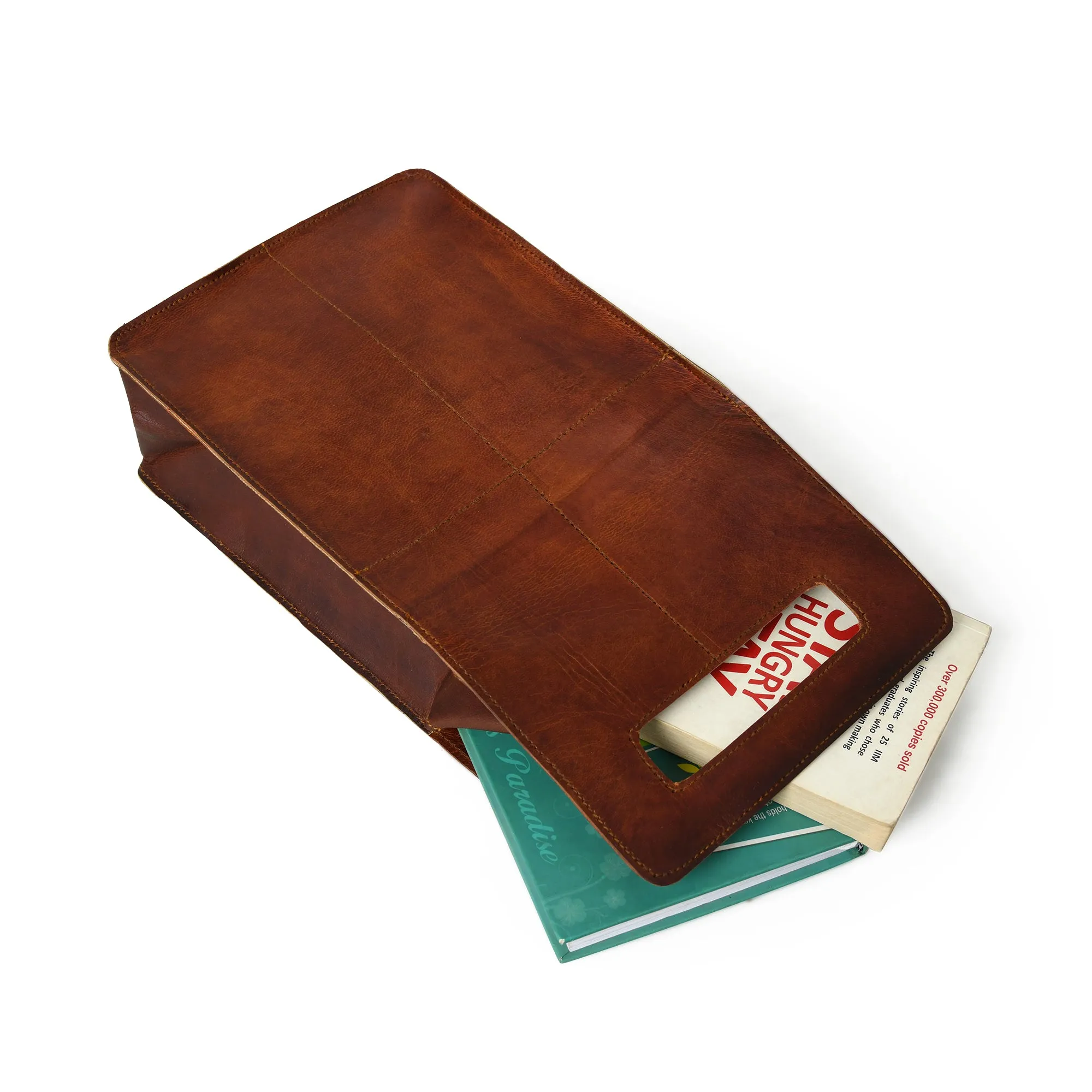 Wine Bottle Leather Cover sold by Classy Leather Bags product image thumbnail 4