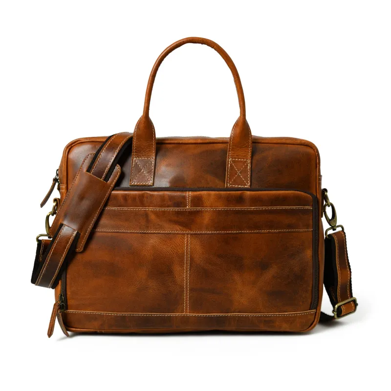 Bison Elite Office Briefcase sold by Classy Leather Bags