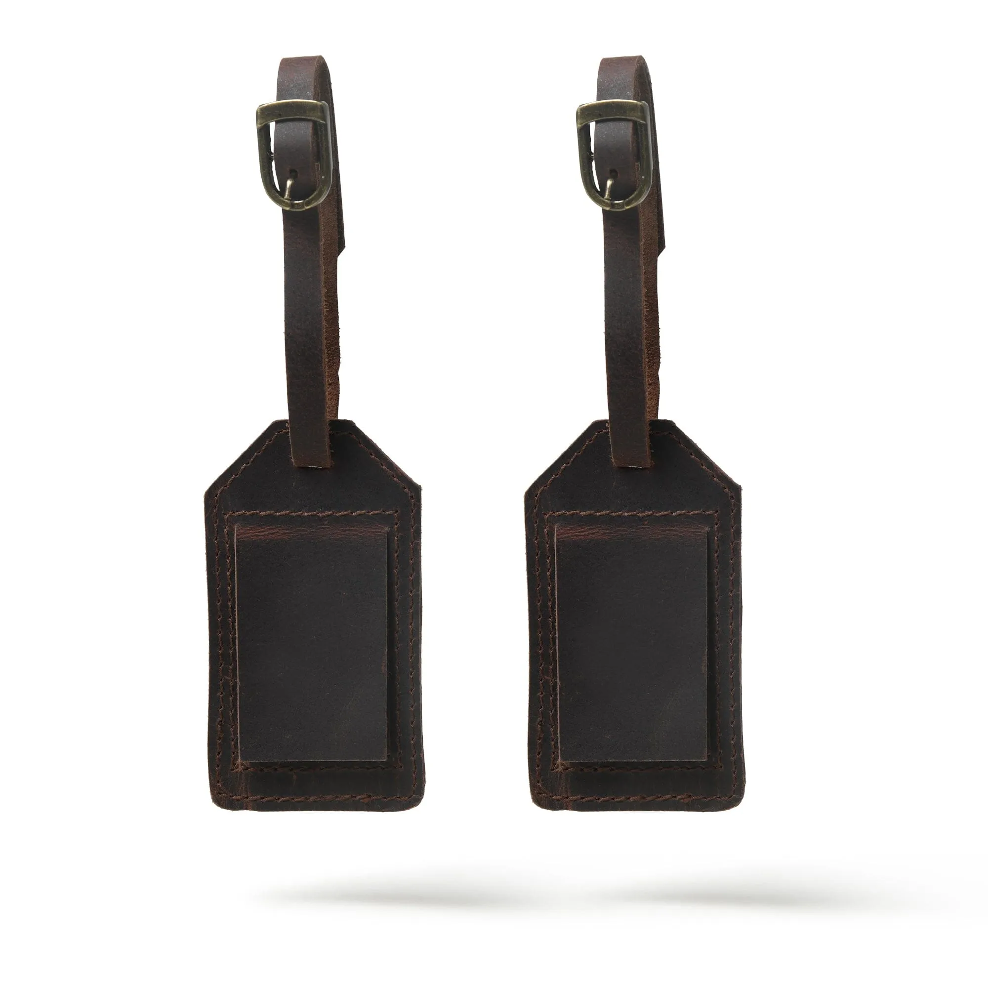 Leather Luggage Tag Set sold by Classy Leather Bags