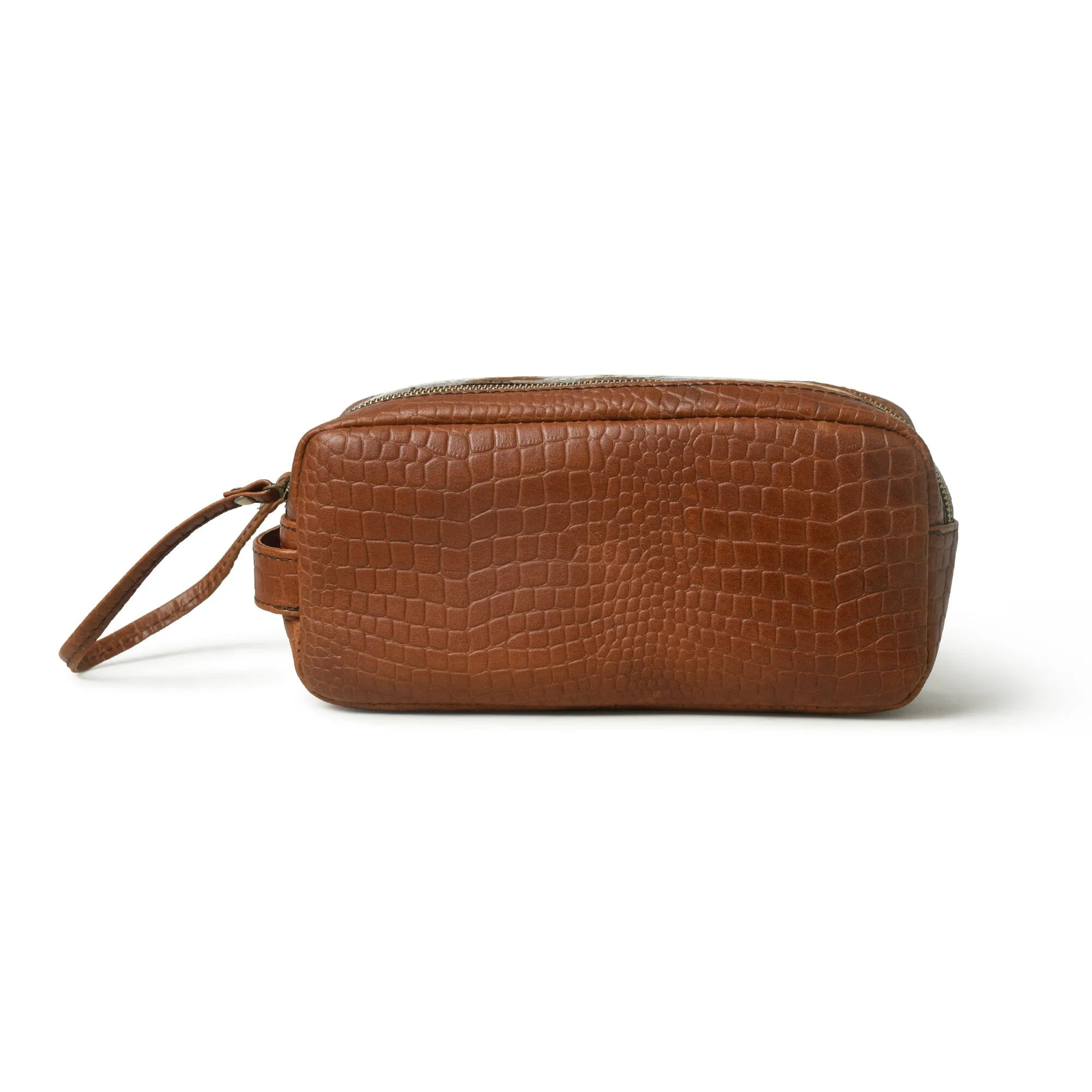 Hairon Croco Leather Toiletry Bag sold by Classy Leather Bags product image thumbnail 3