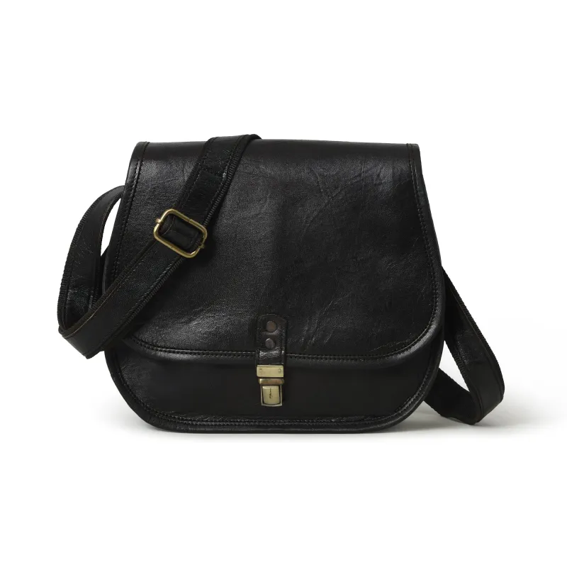 The Black Crossbody sold by Classy Leather Bags