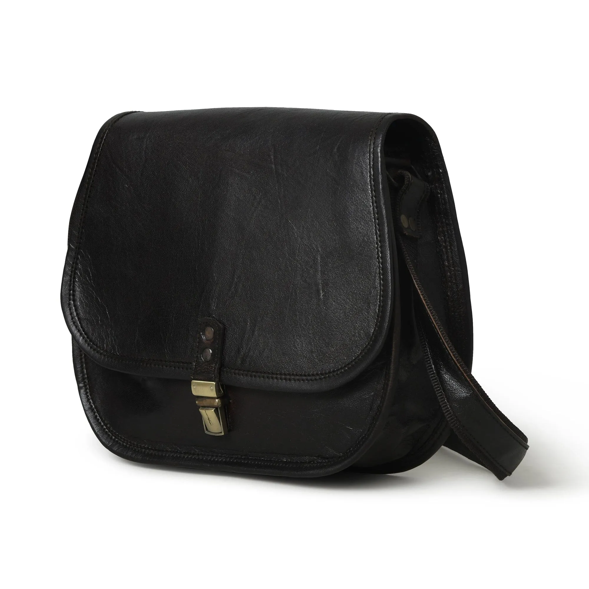 The Black Crossbody sold by Classy Leather Bags product image thumbnail 4