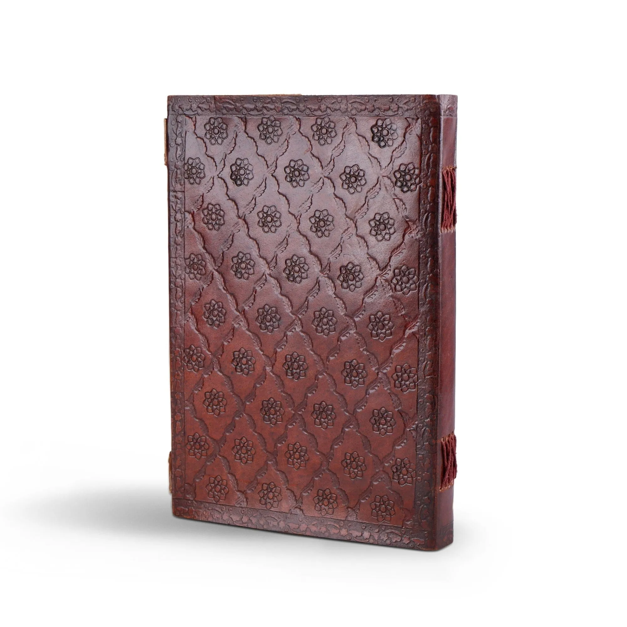 Dark Brown 7 Stones Leather Diary sold by Classy Leather Bags product image thumbnail 2