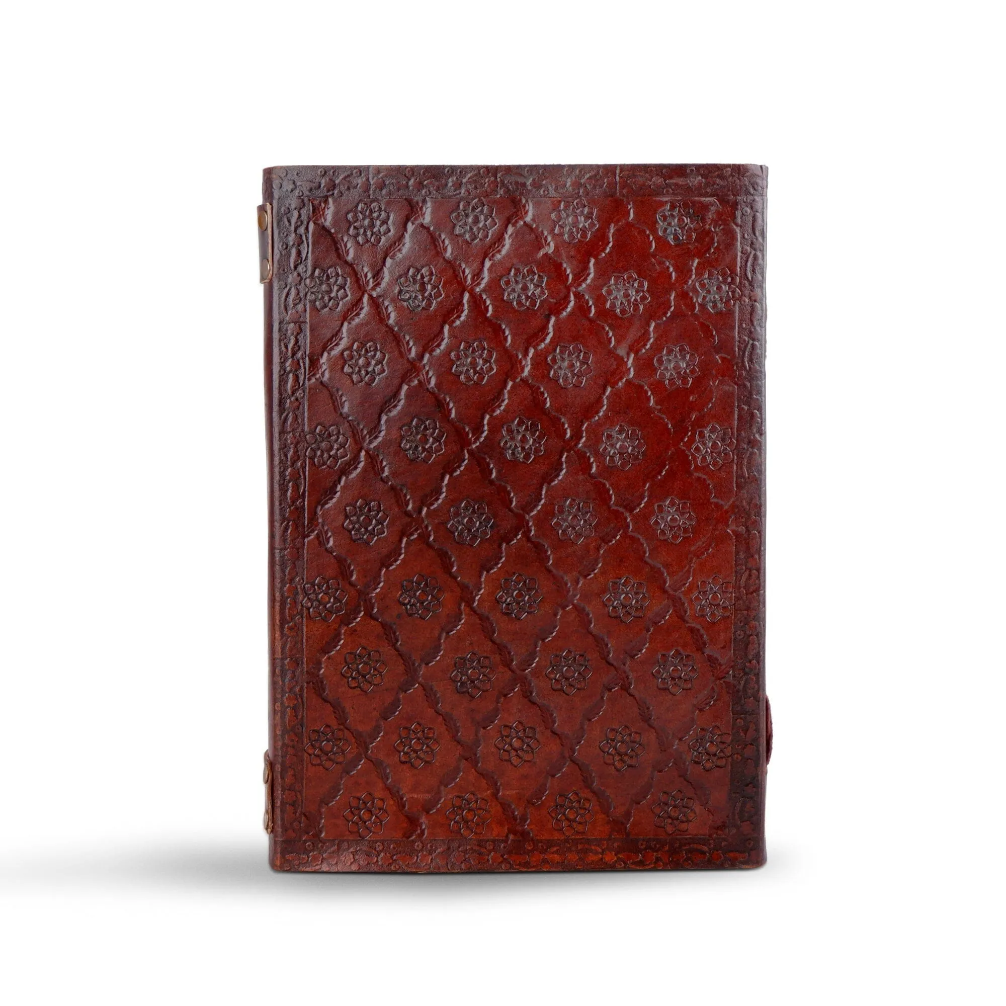 Dark Brown 7 Stones Leather Diary sold by Classy Leather Bags product image thumbnail 4