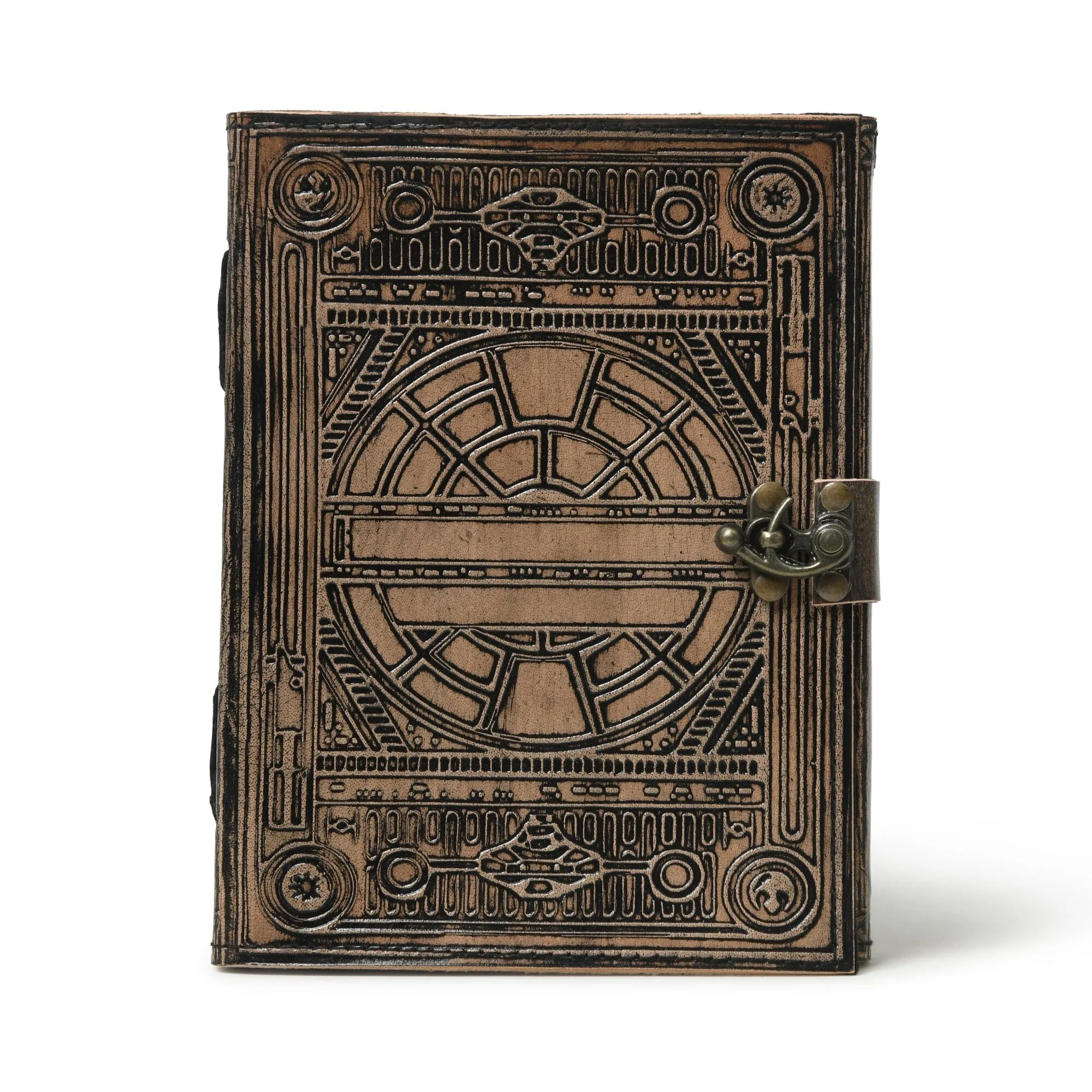 Star Wars Leather Journal - Light Brown sold by Classy Leather Bags