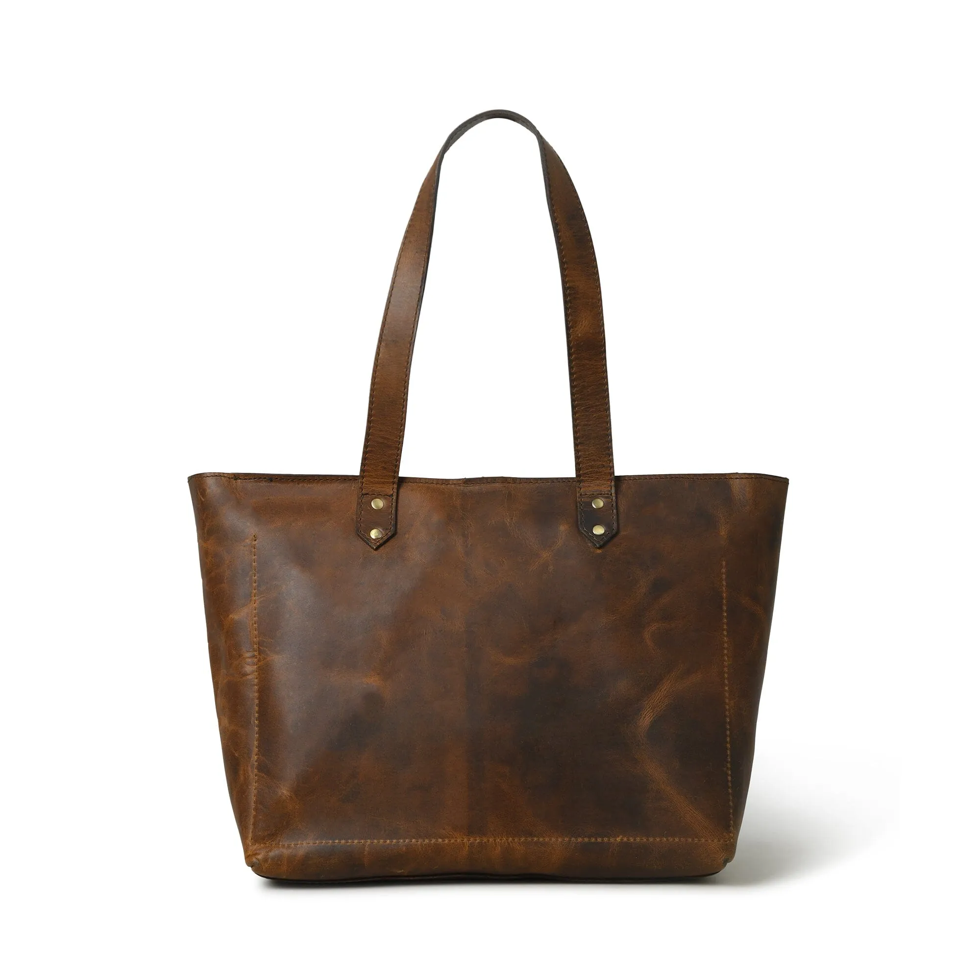 Essential Work Tote - Brown sold by Classy Leather Bags product image thumbnail 4