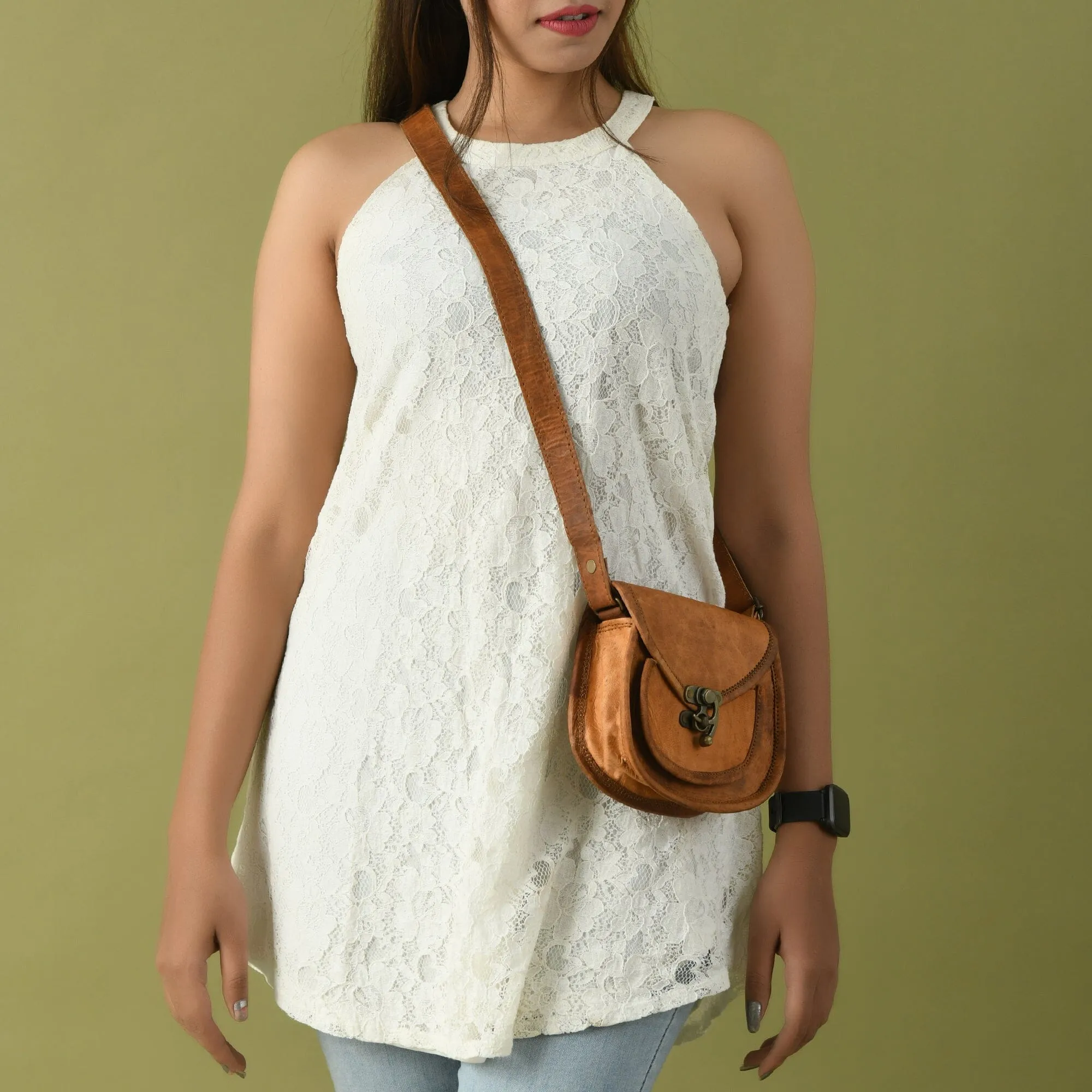 Willow Crossbody Sling Bag sold by Classy Leather Bags product image thumbnail 2