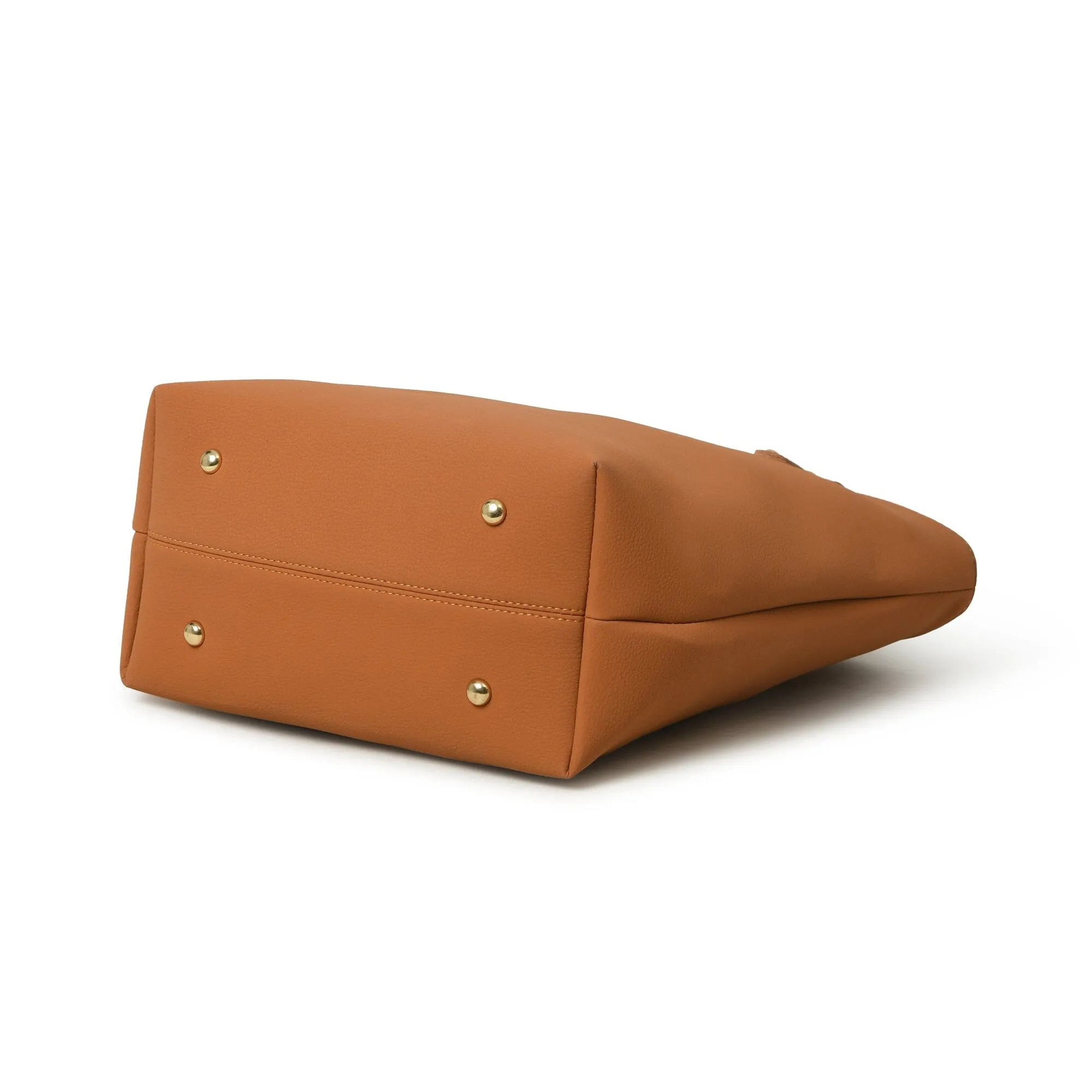 Era Vegan Leather Tote - Tan Brown sold by Classy Leather Bags product image thumbnail 5