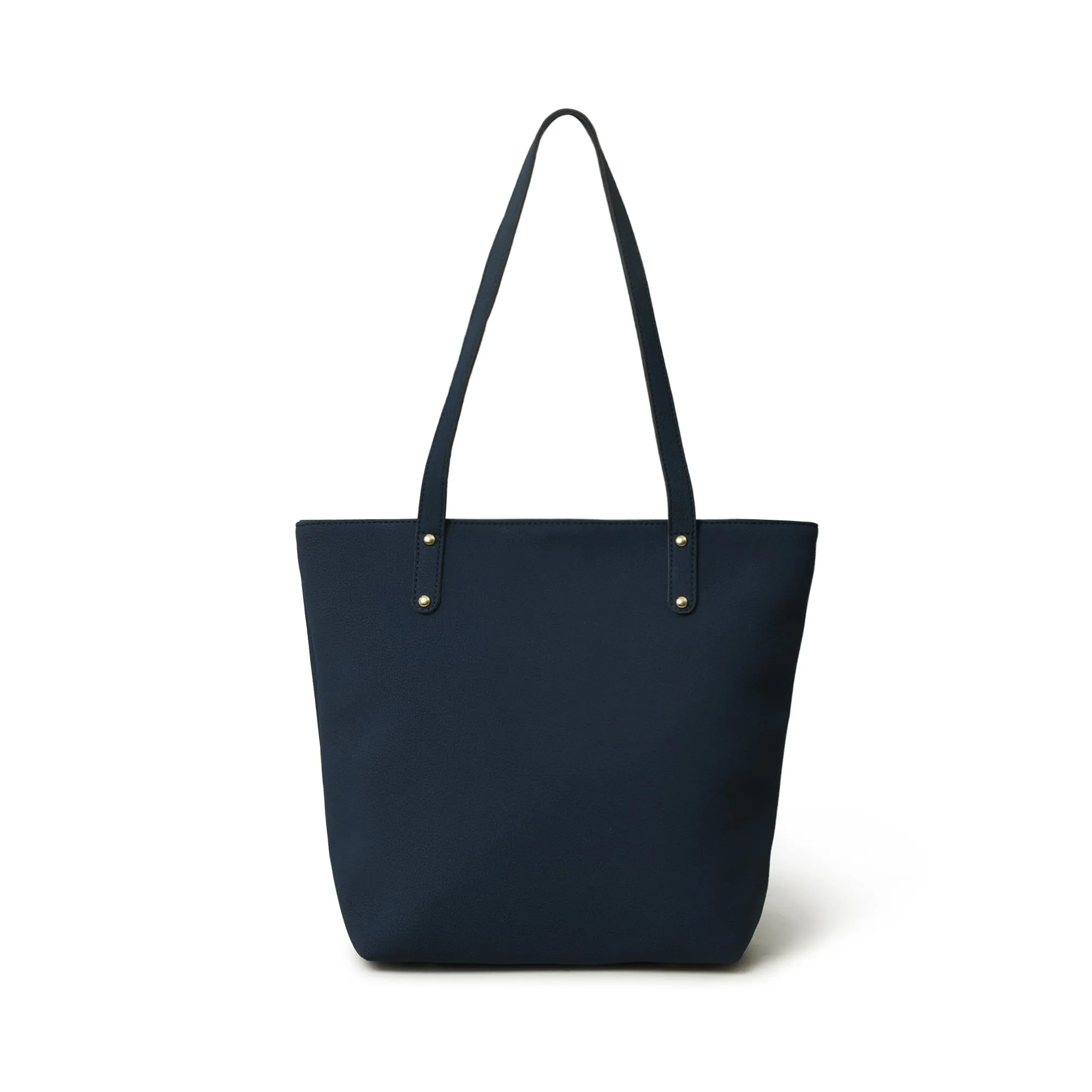 Era Vegan Leather Tote - Navy Blue sold by Classy Leather Bags product image thumbnail 4