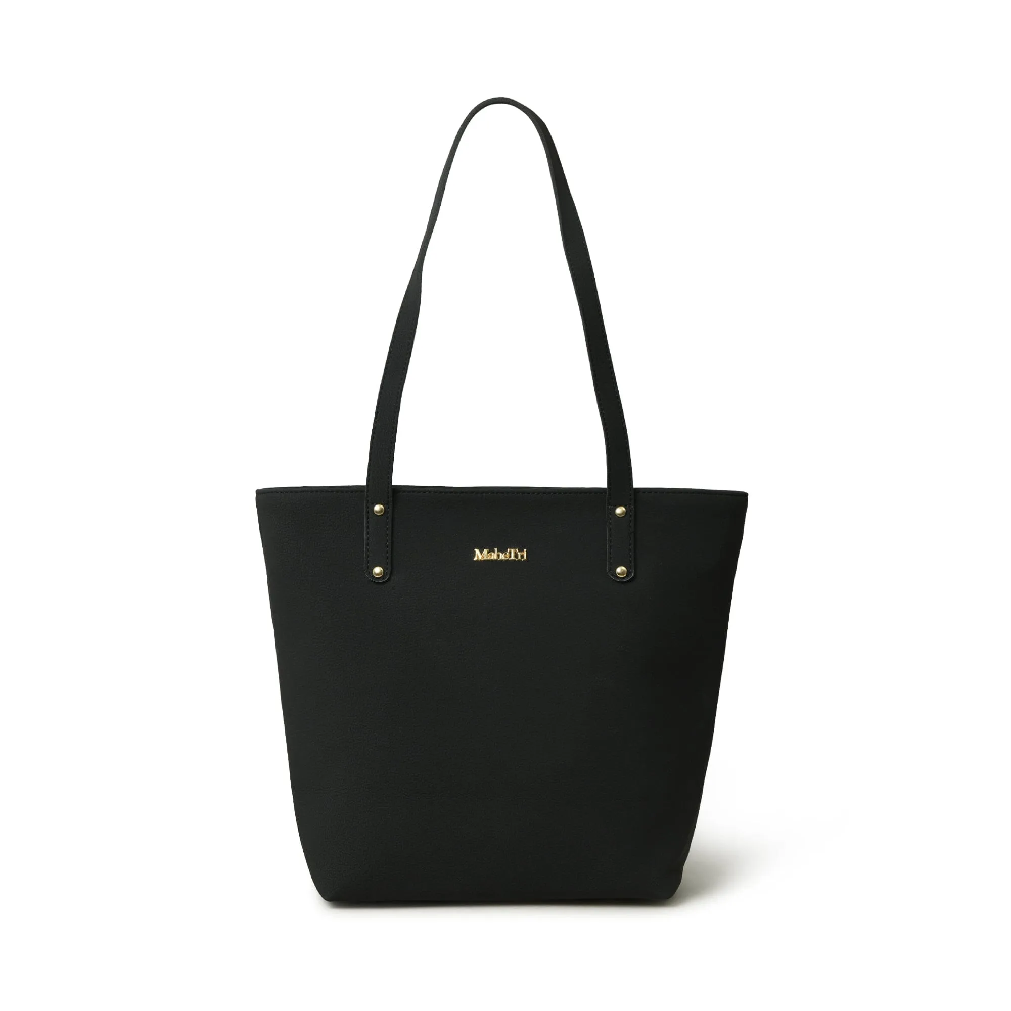 Era Vegan Leather Tote - Midnight Black sold by Classy Leather Bags