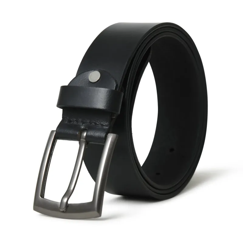 Minimalist Black Leather Belt sold by Classy Leather Bags
