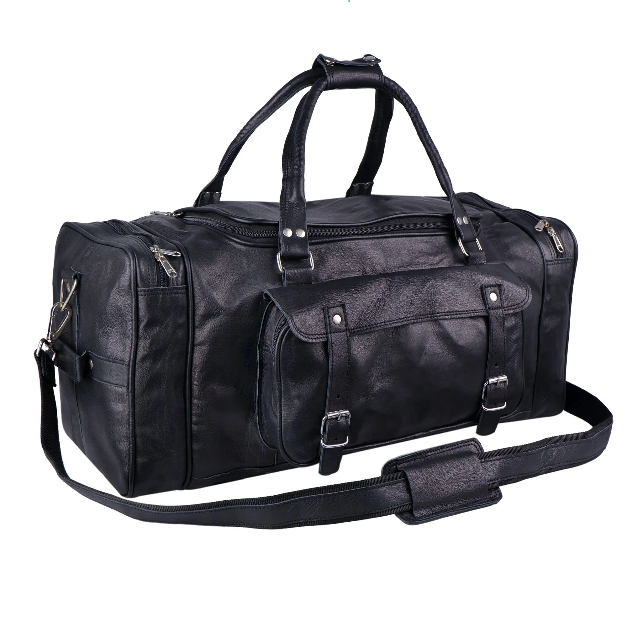 The Dark Knight Traveler + FREE Toiletry Bag sold by Classy Leather Bags product image thumbnail 2