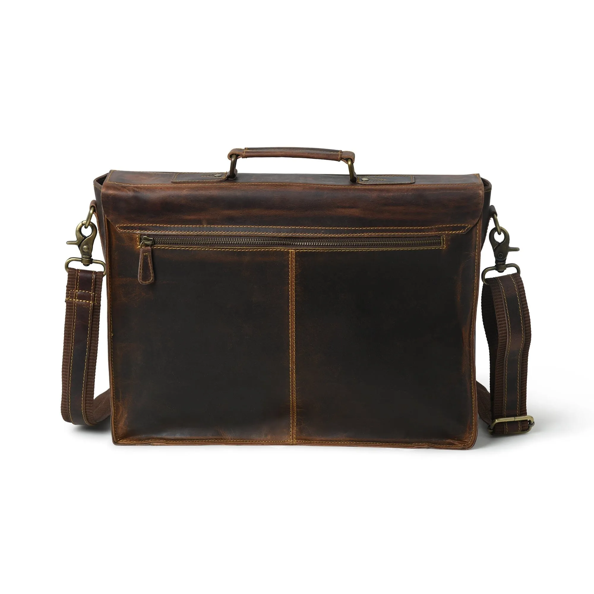 Wall Street Briefcase sold by Classy Leather Bags product image thumbnail 5