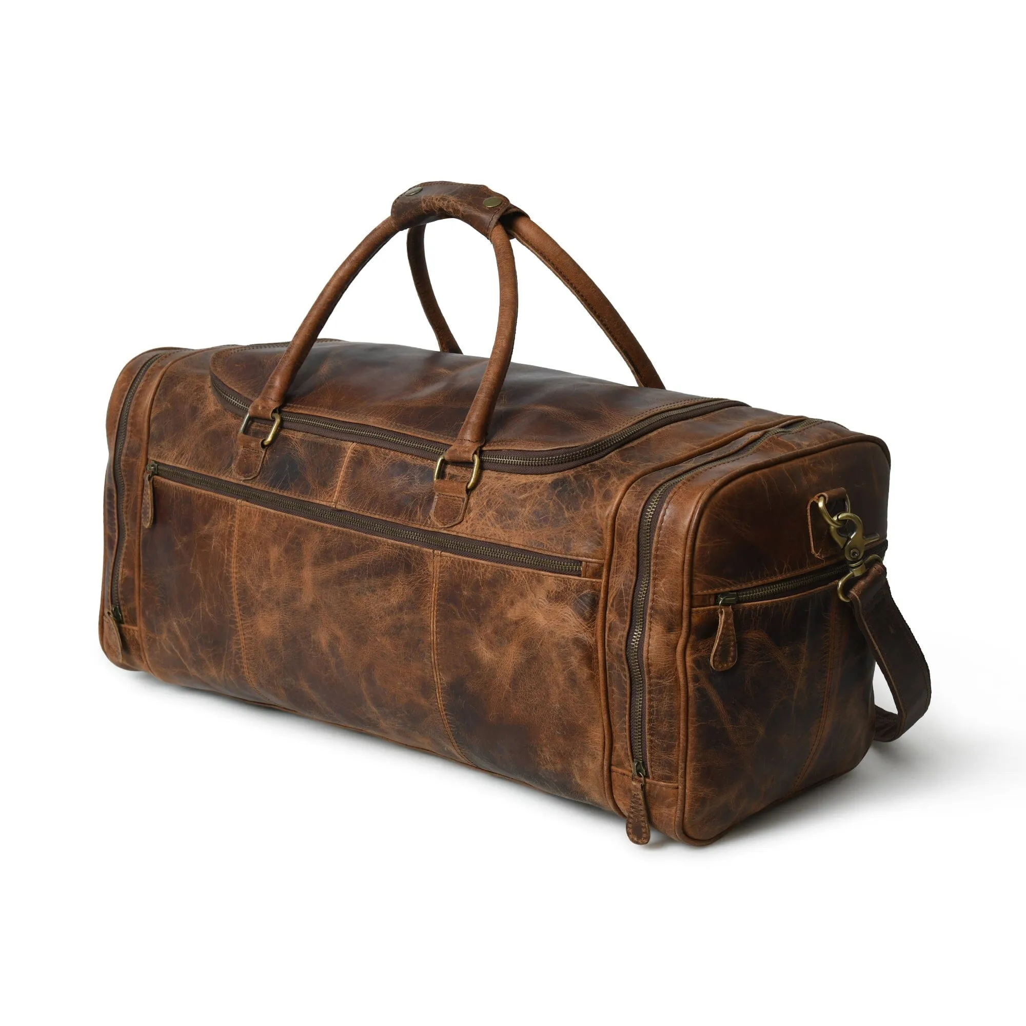 Cohen Buffalo Weekender Duffle sold by Classy Leather Bags product image thumbnail 3