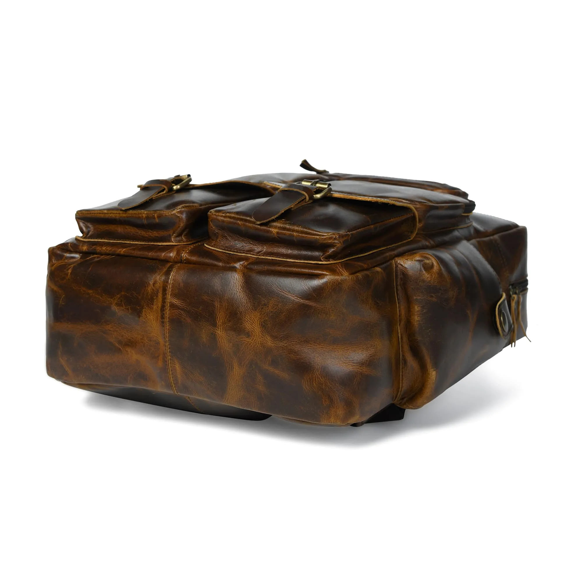 Prime Multi Functional Backpack sold by Classy Leather Bags product image thumbnail 4