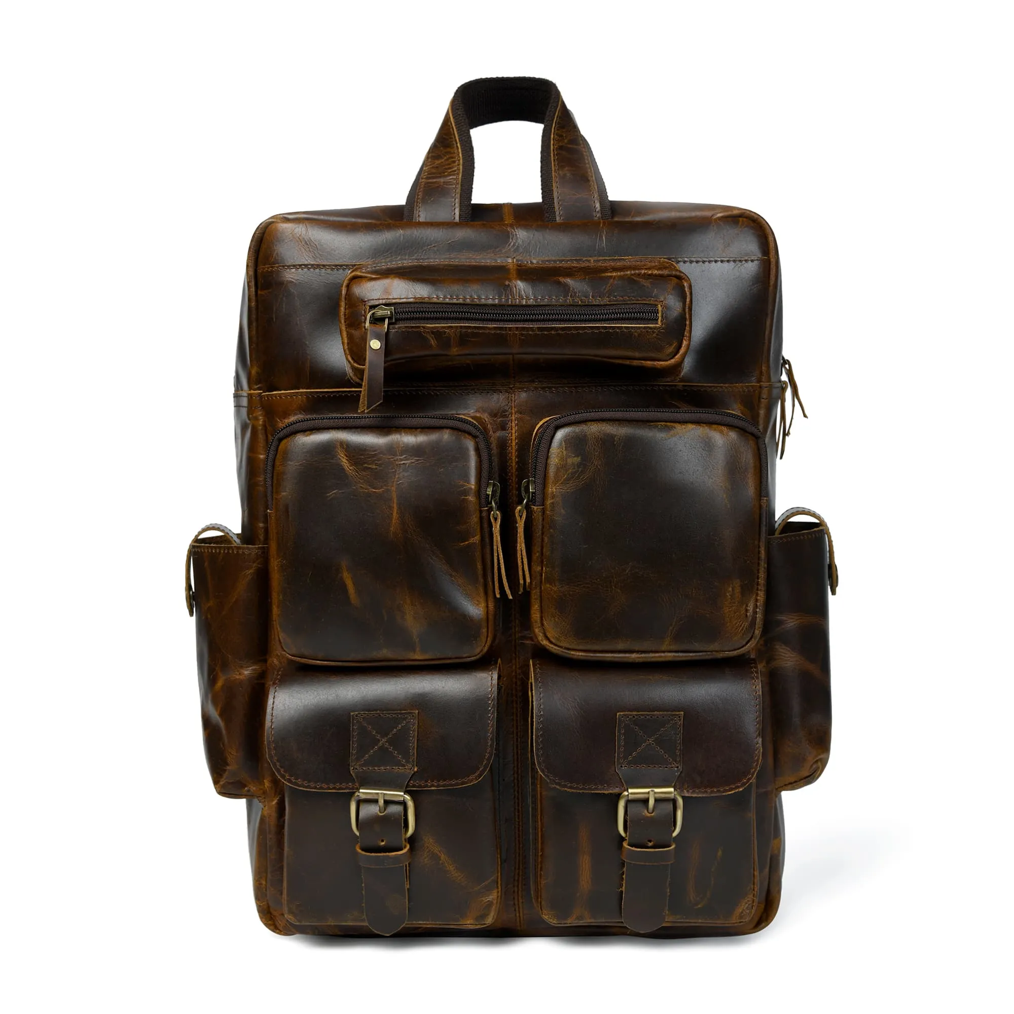 Prime Multi Functional Backpack sold by Classy Leather Bags product image thumbnail 2