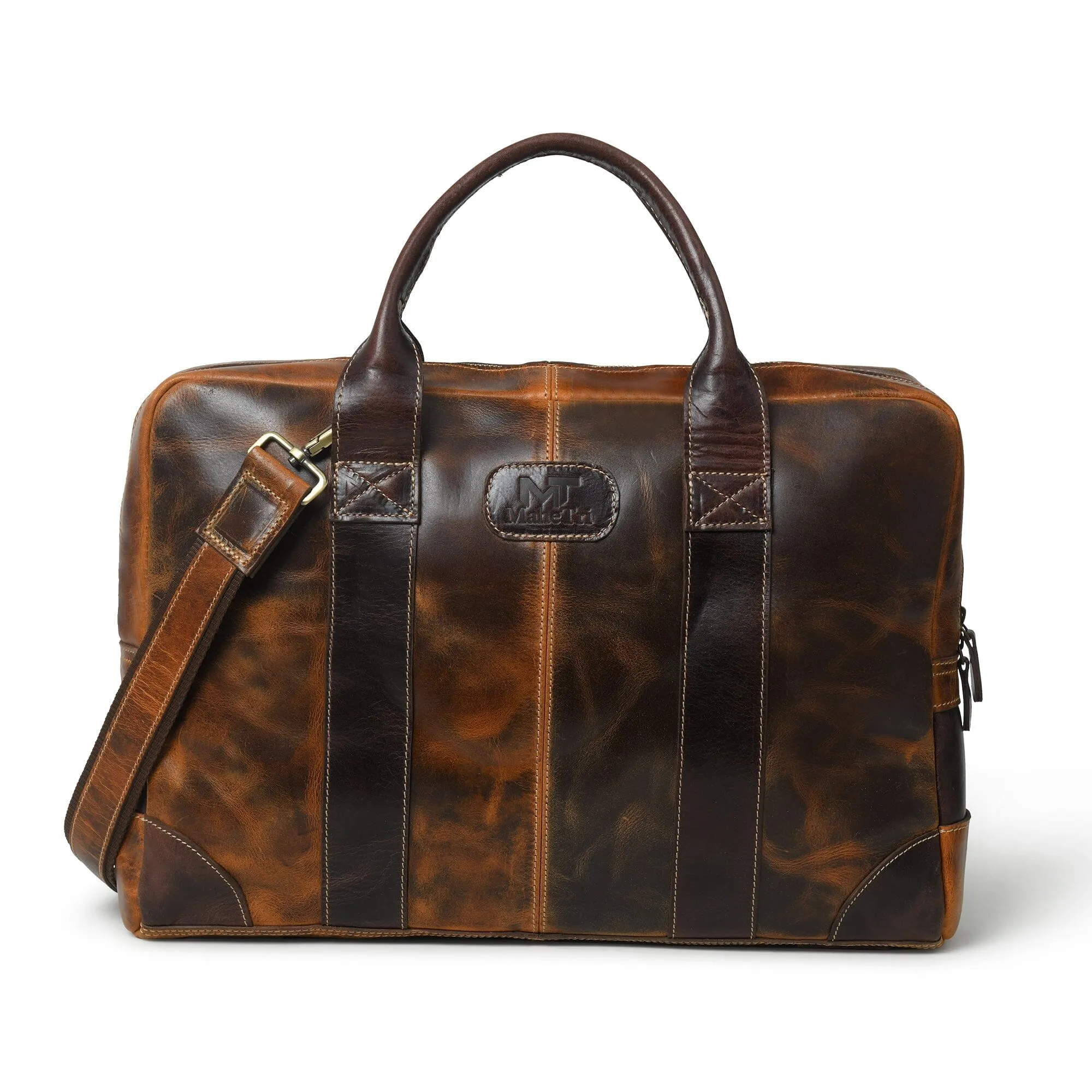 Brown Jefferson Briefcase sold by Classy Leather Bags