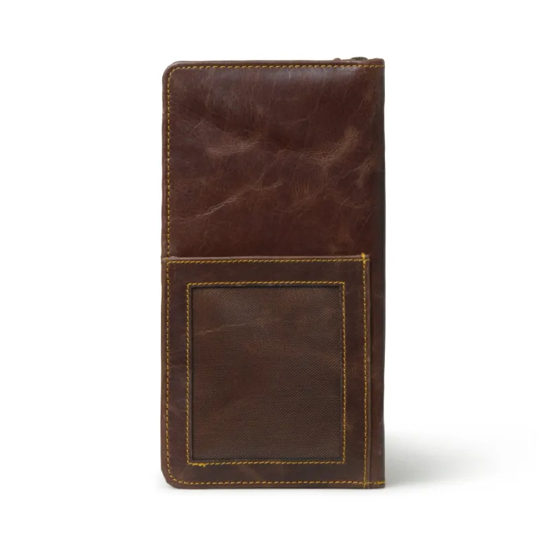 Blair Women's Wallet- Cocoa Brown made by Classy Leather Bags