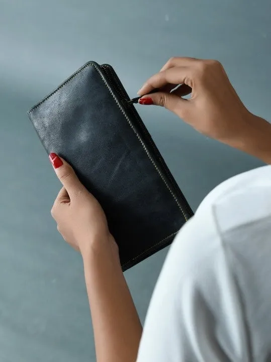 Blair Women's Wallet- Black sold by Classy Leather Bags product image thumbnail 4