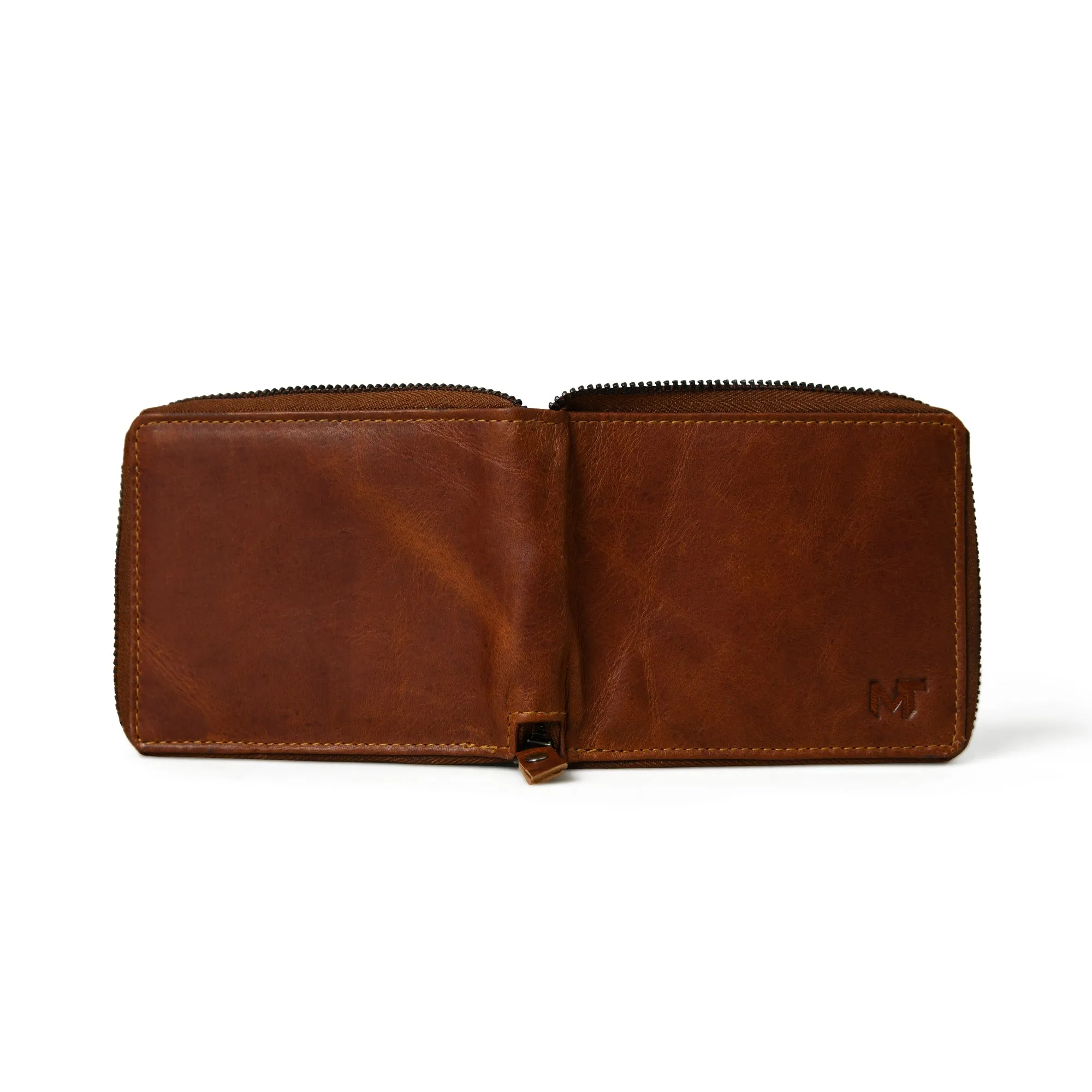 Adams Bi-Fold Wallet- Walnut Brown sold by Classy Leather Bags product image thumbnail 3