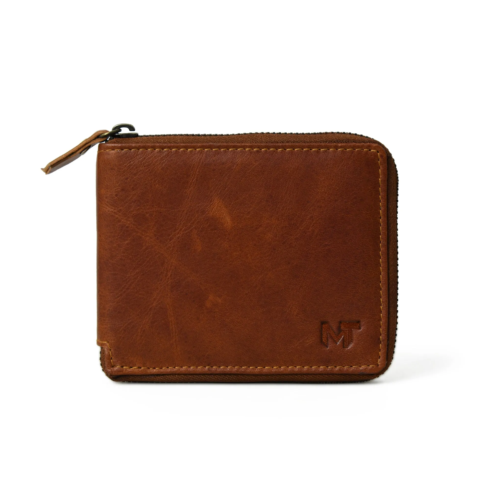 Adams Bi-Fold Wallet- Walnut Brown sold by Classy Leather Bags
