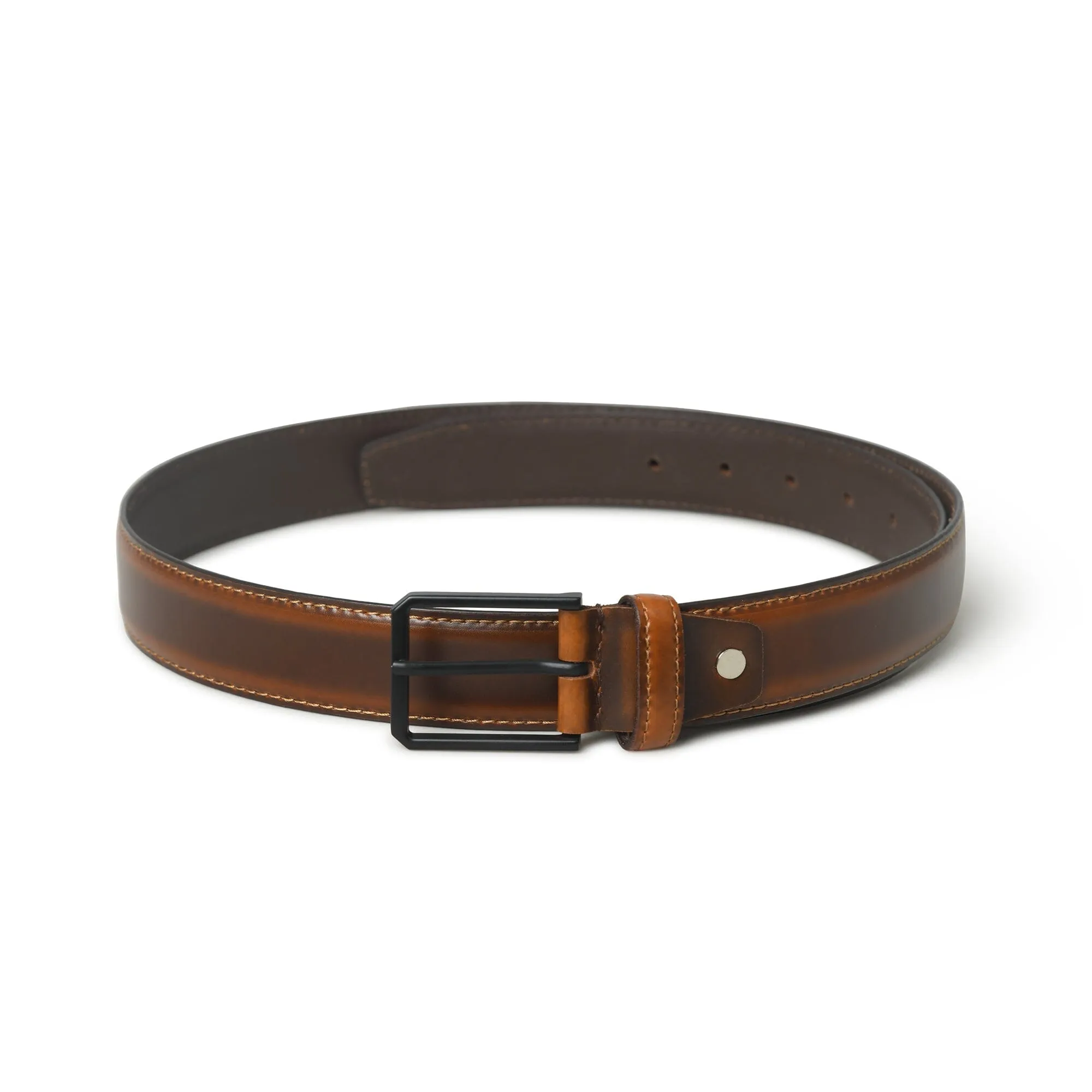 Cooper Caramel Leather Belt sold by Classy Leather Bags product image thumbnail 4