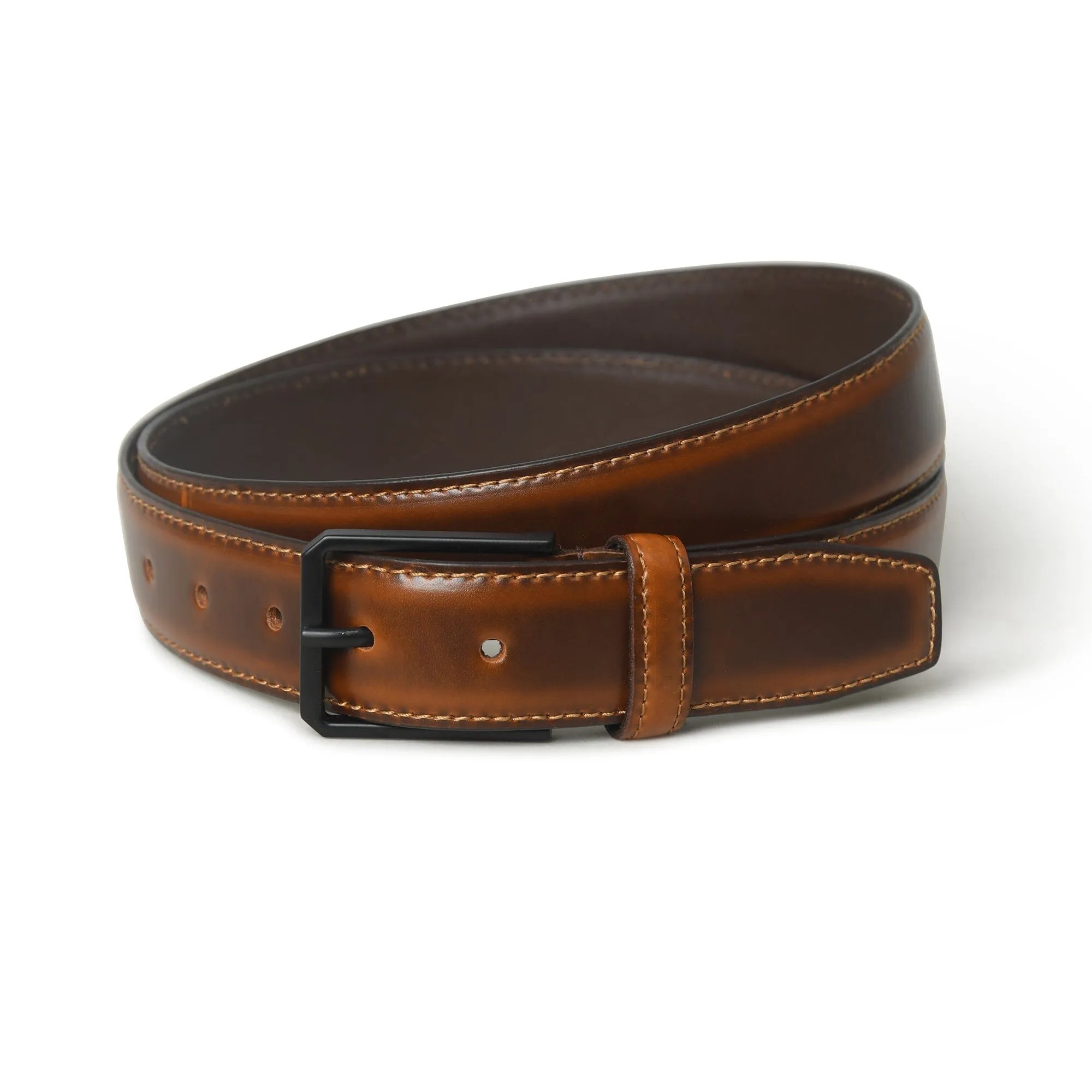 Cooper Caramel Leather Belt sold by Classy Leather Bags product image thumbnail 2