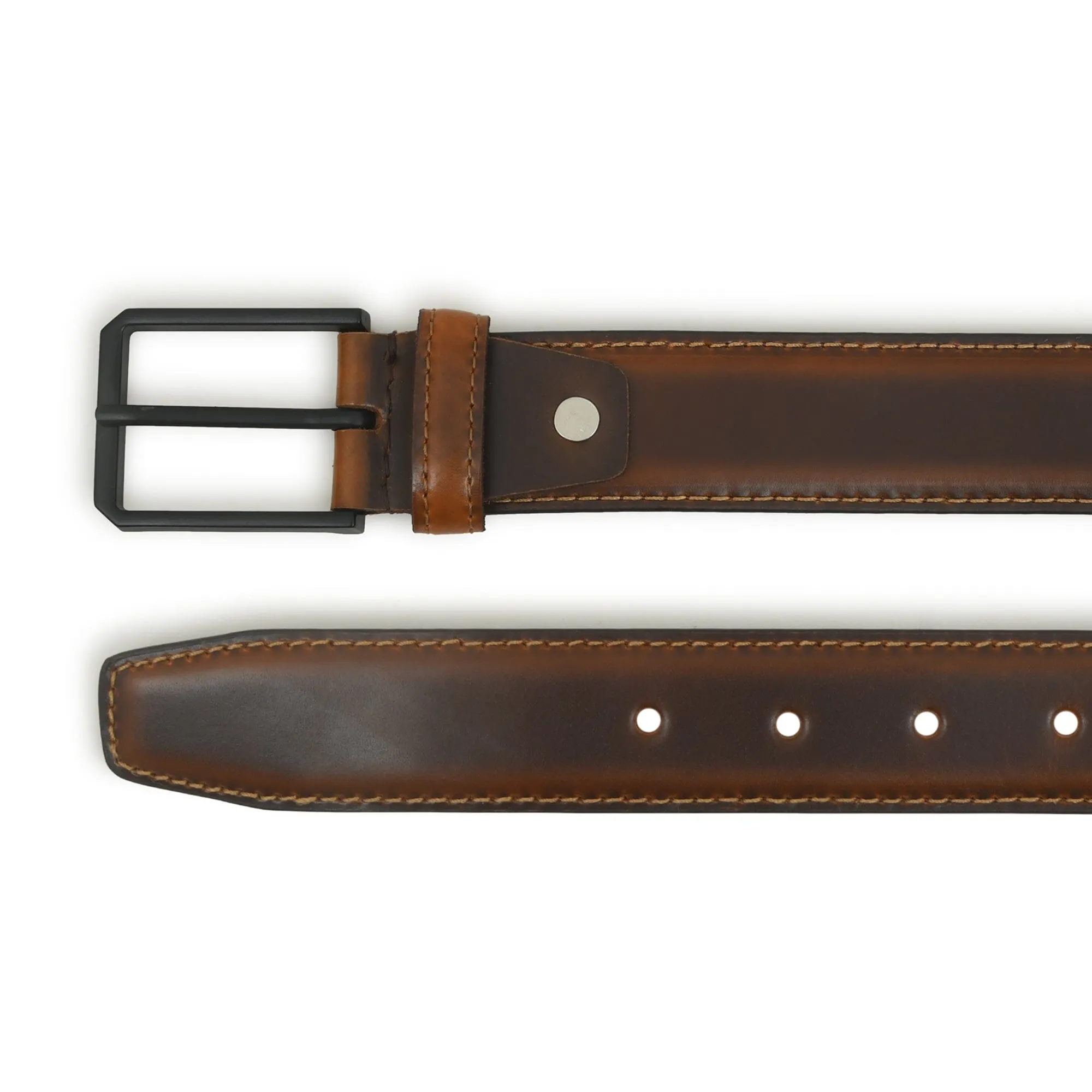 Cooper Caramel Leather Belt sold by Classy Leather Bags product image thumbnail 3