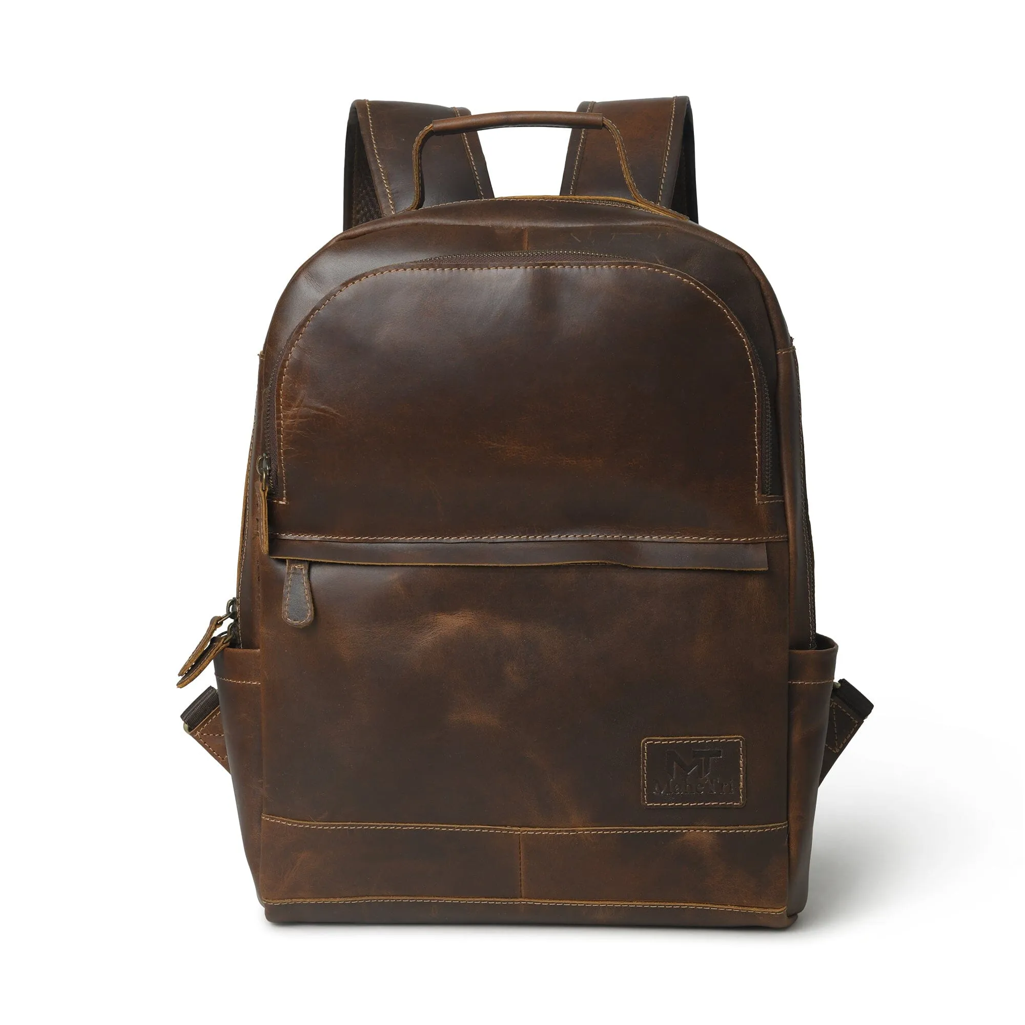 MaheTri Cambridge Unisex Buffalo Leather Backpack sold by Classy Leather Bags