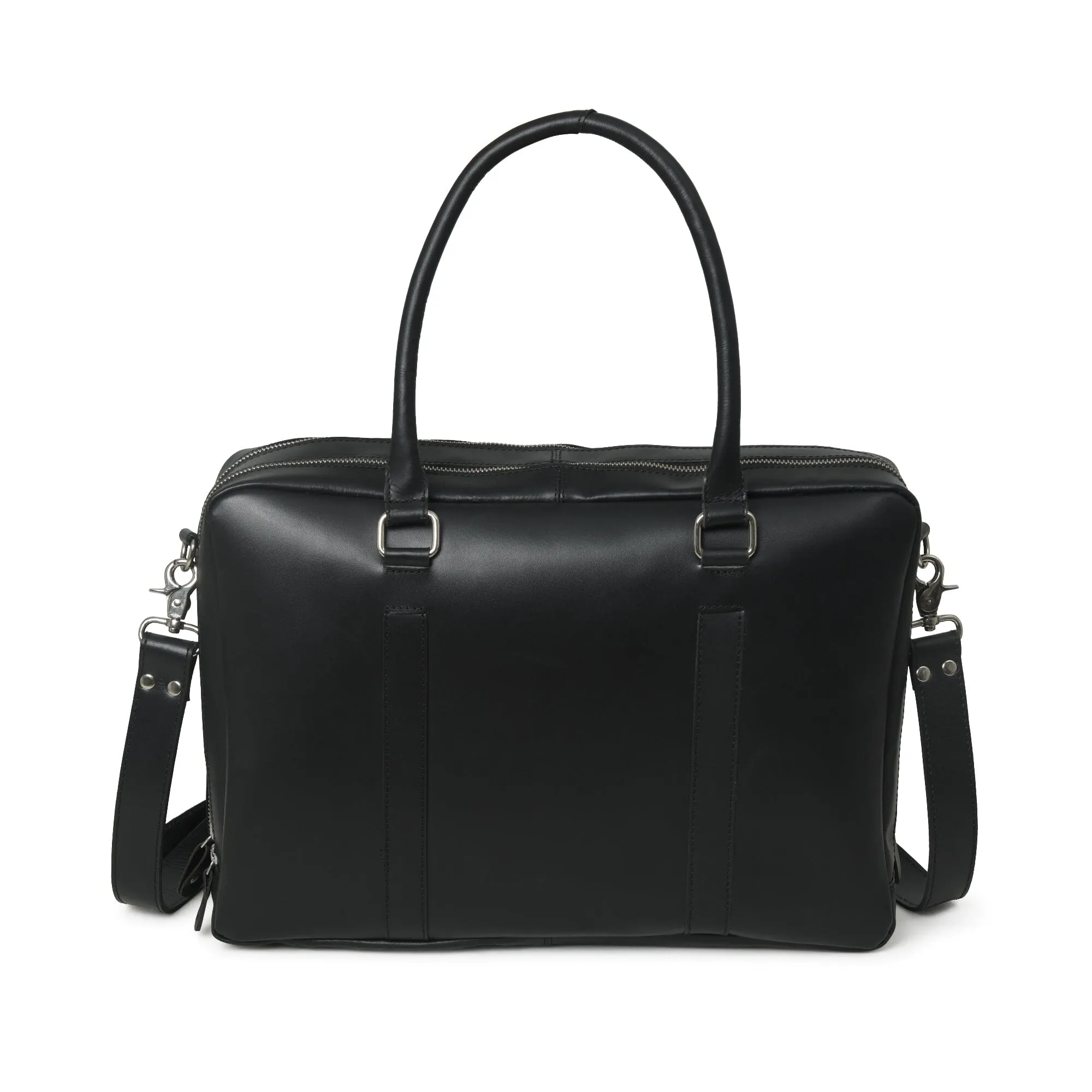 Dixon Black Buffalo Leather Laptop Briefcase sold by Classy Leather Bags product image thumbnail 5