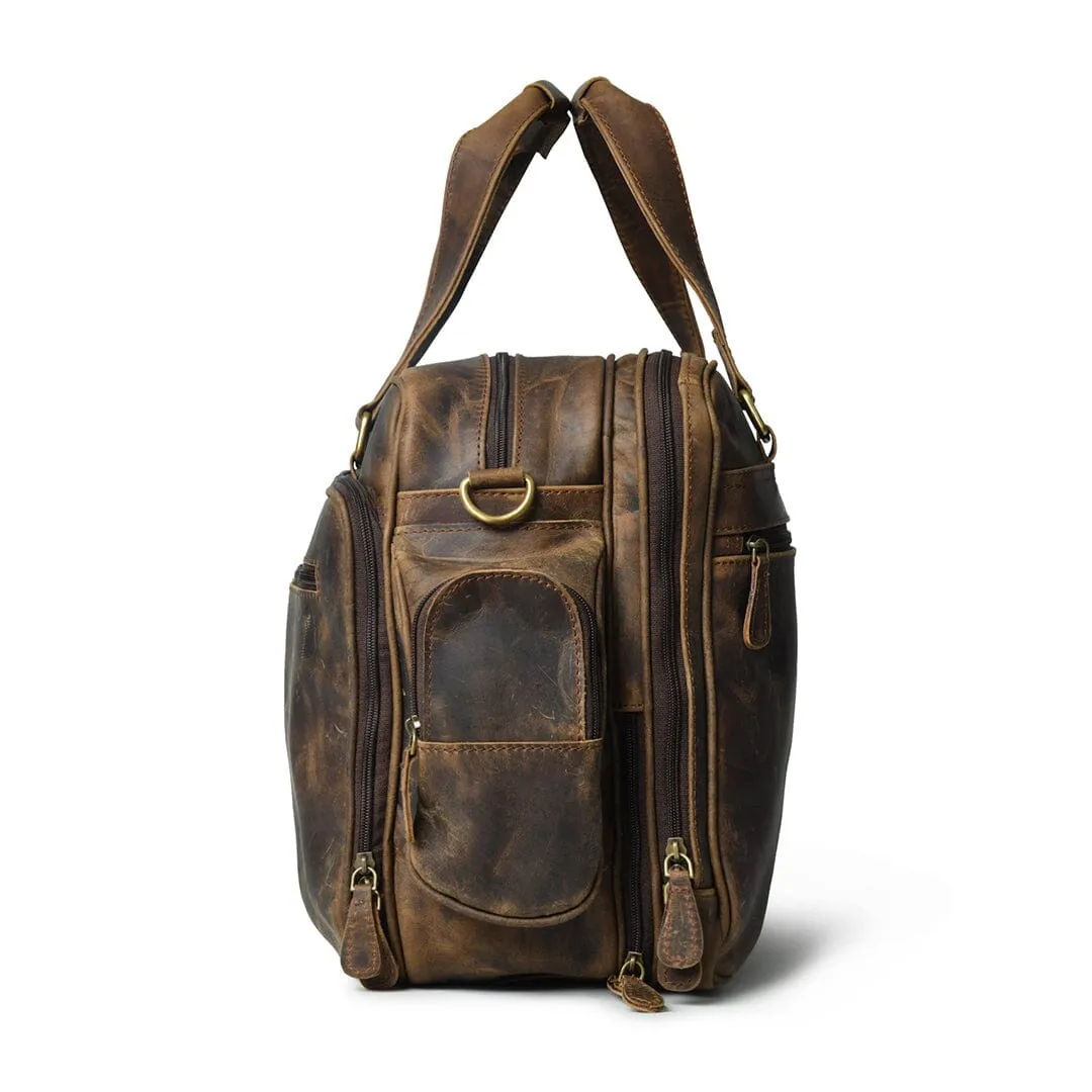 Floyd Handmade Buffalo Leather Office Briefcase sold by Classy Leather Bags product image thumbnail 5