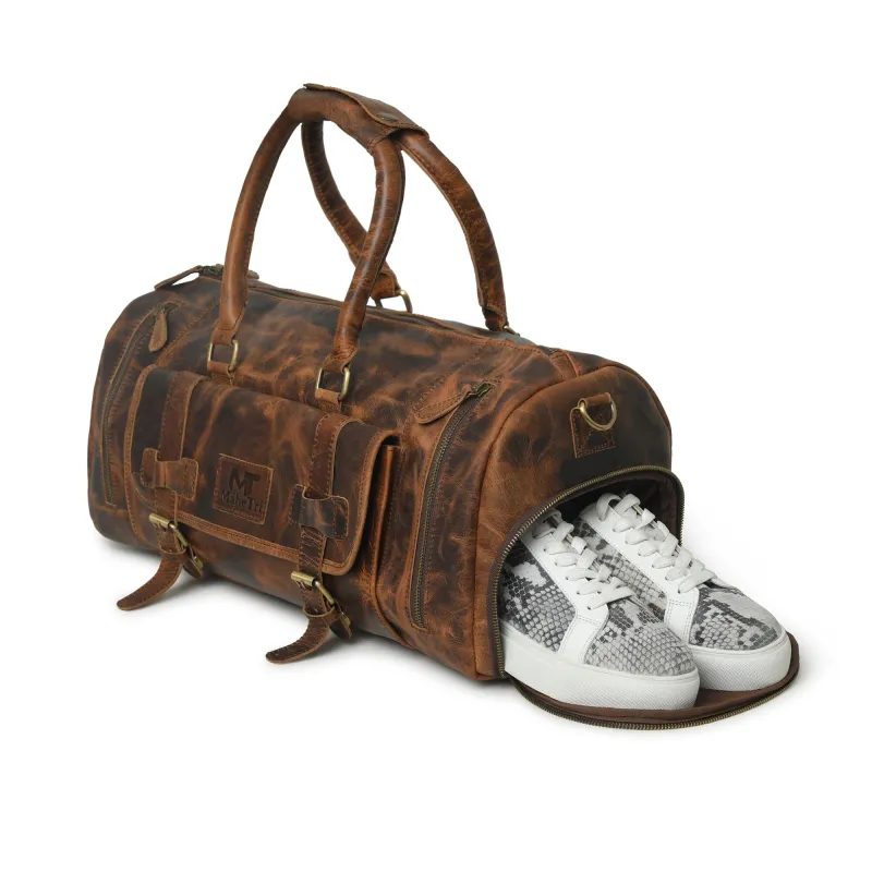 Sinclair Buffalo Duffle sold by Classy Leather Bags