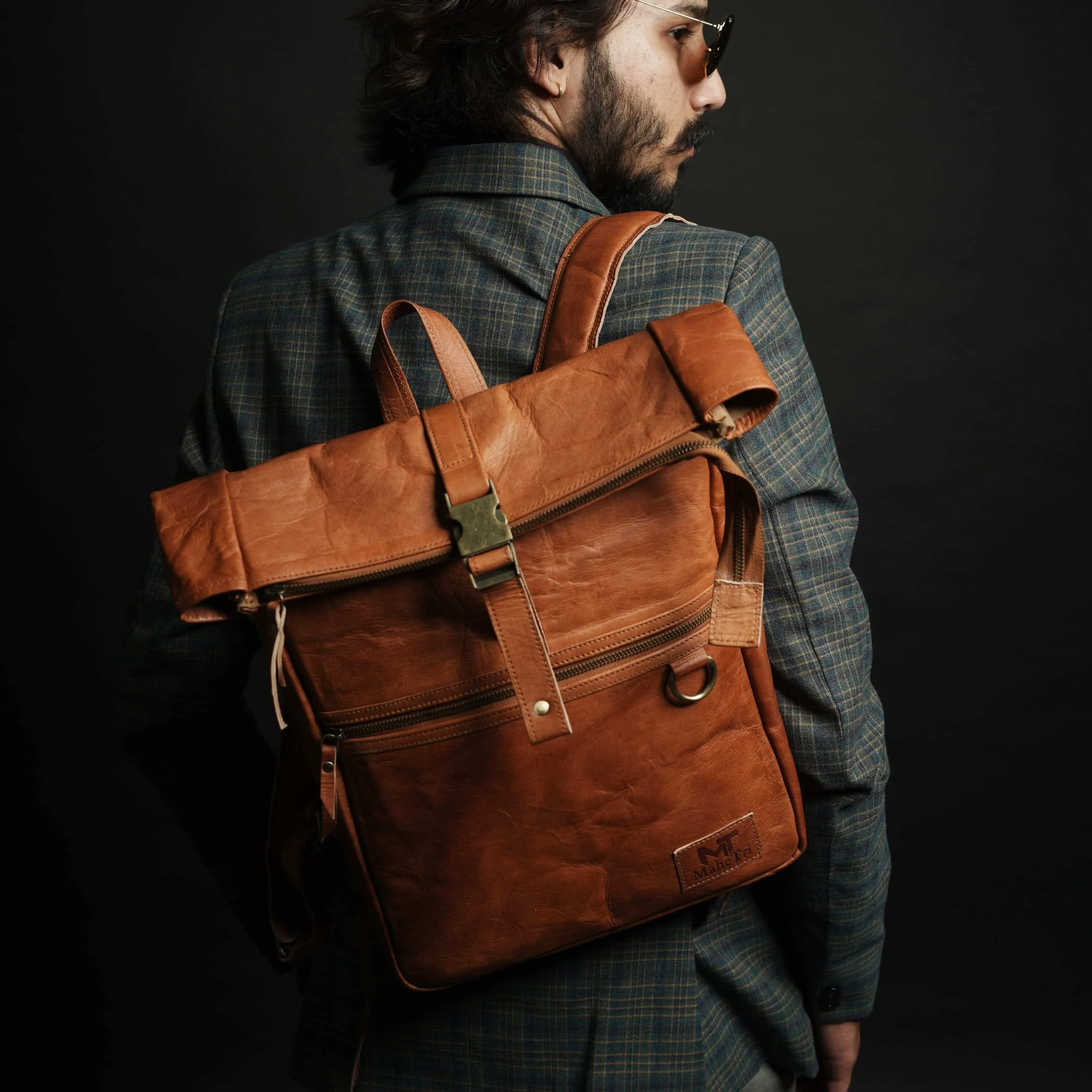 The Ortiz Rucksack sold by Classy Leather Bags product image thumbnail 2