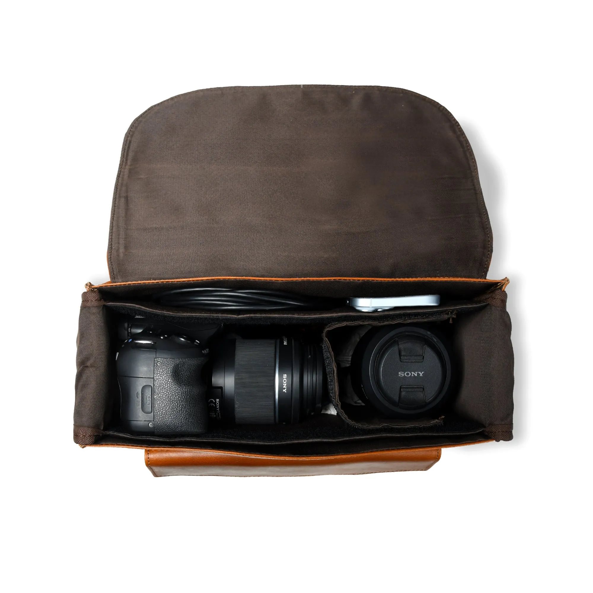 Don McCullin Camera Bag sold by Classy Leather Bags product image thumbnail 2