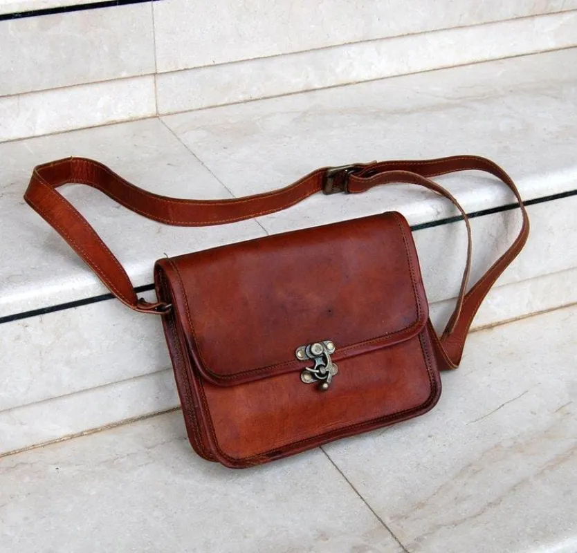 The Feminine Crossbody sold by Classy Leather Bags
