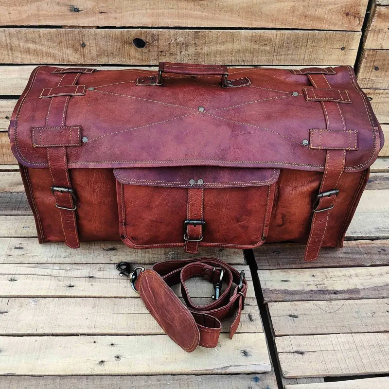The Harrison Duffel sold by Classy Leather Bags
