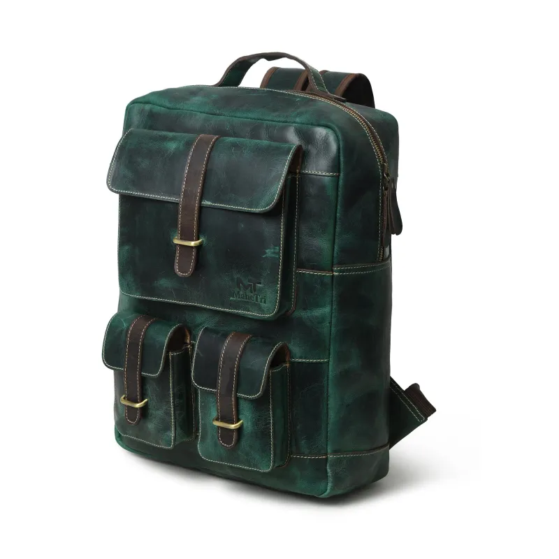 Greenfield Leather Backpack sold by Classy Leather Bags