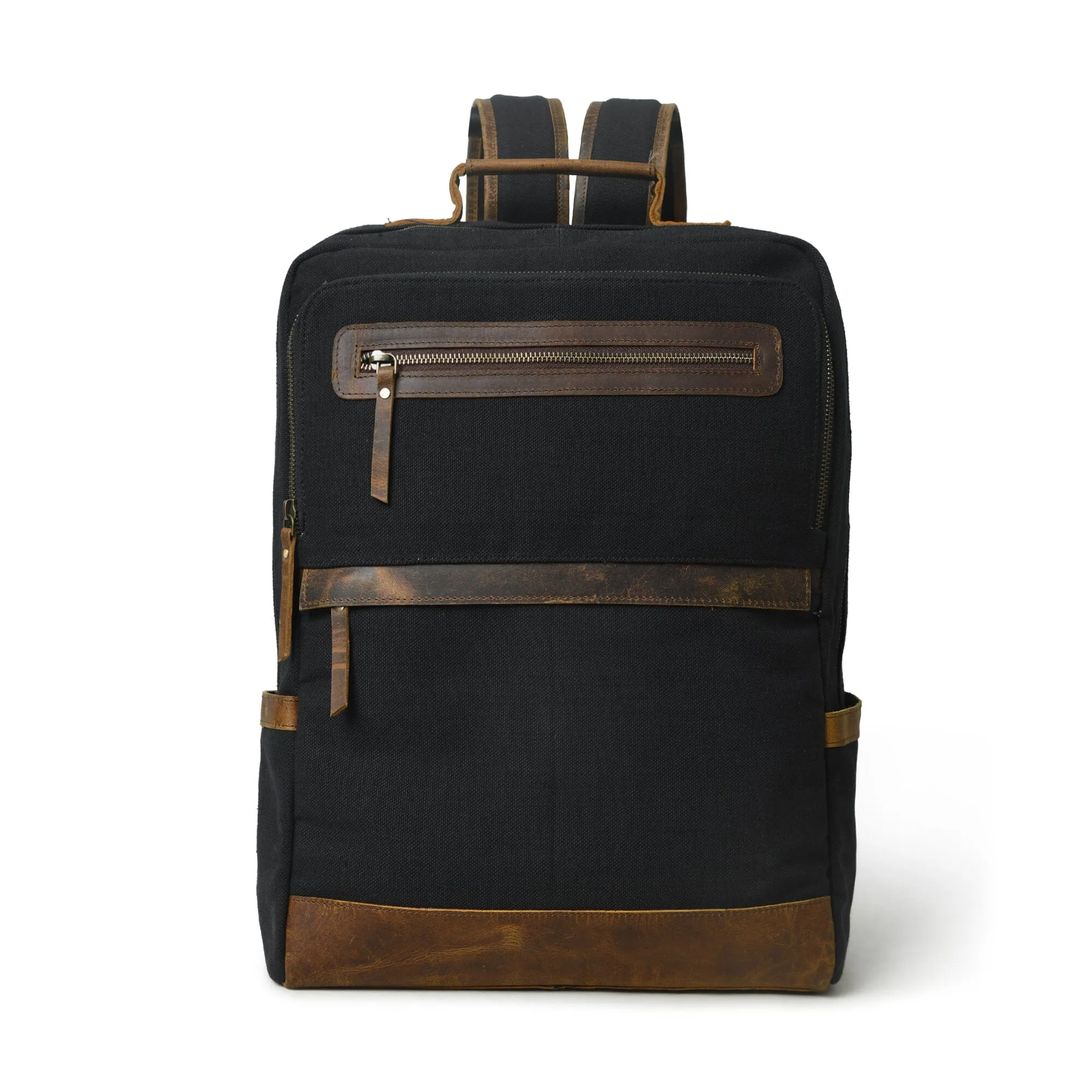 The Foster Canvas Backpack sold by Classy Leather Bags product image thumbnail 4